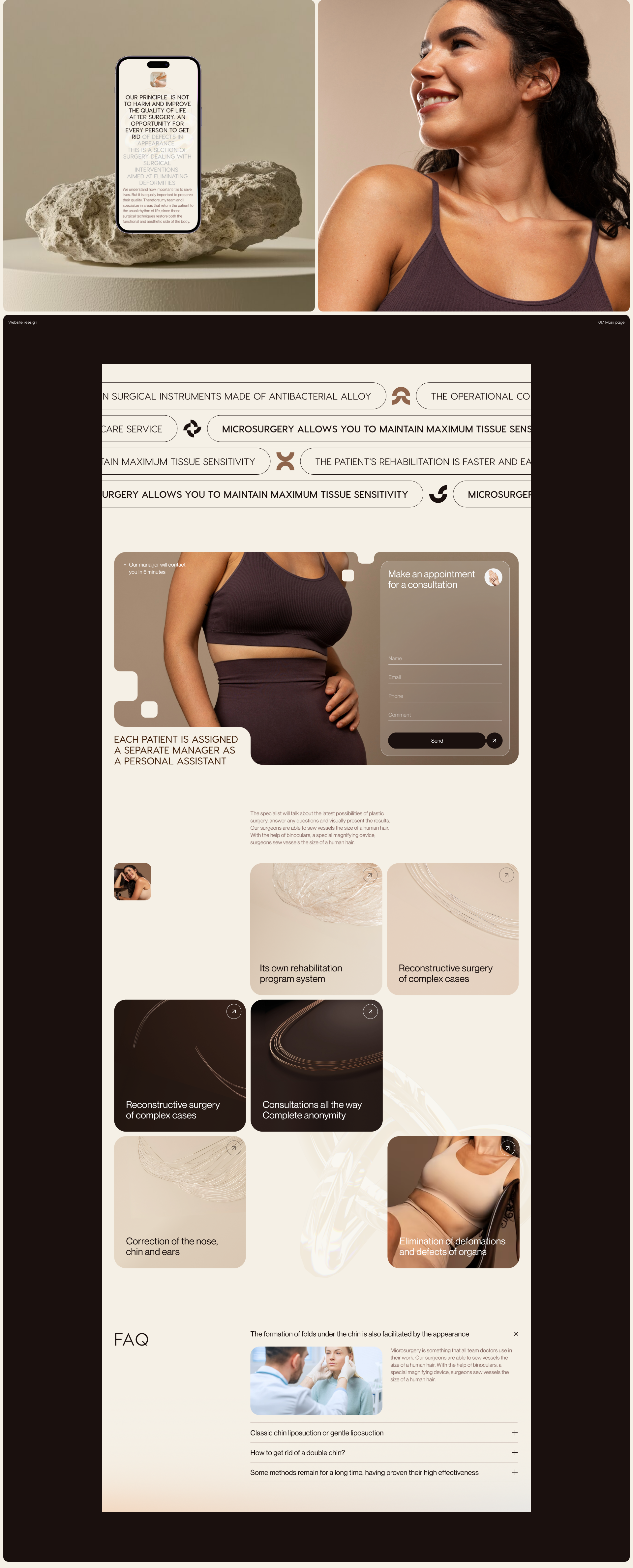 Пластическая хирургия / redesign corporate — Изображение №4 — Интерфейсы на Dprofile