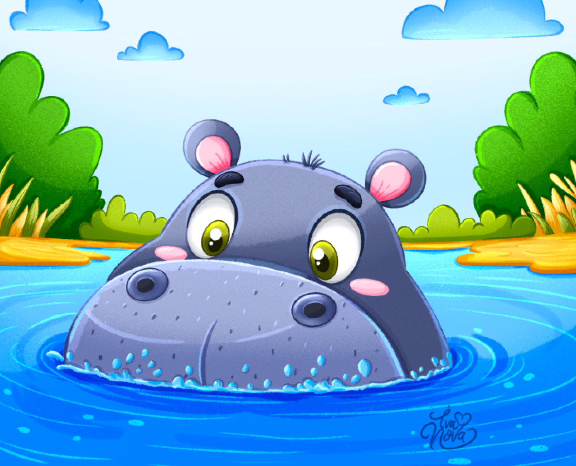 Летние иллюстрации / Создание персонажей — Иллюстрация на Dprofile