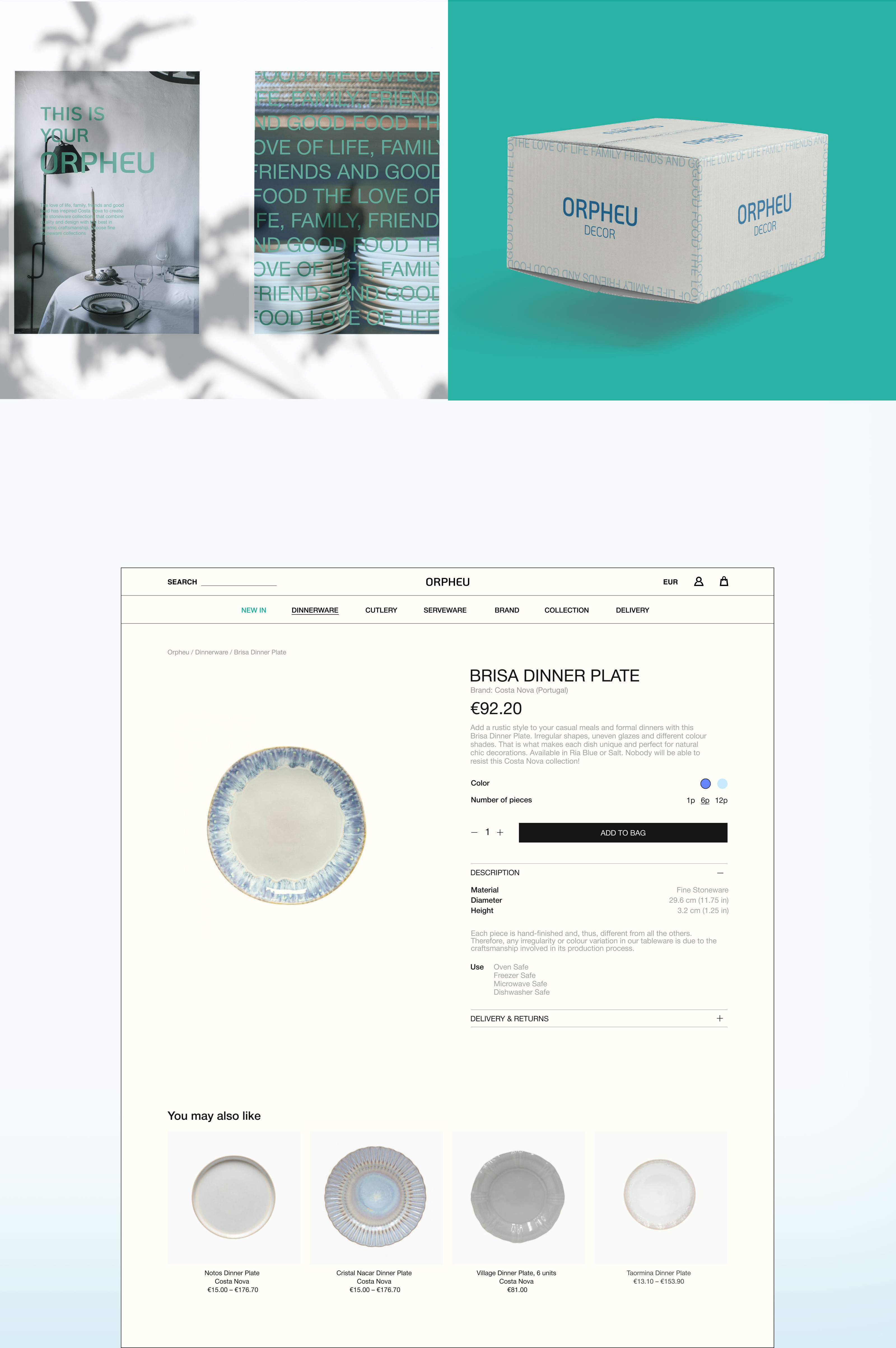 ORPHEU DECOR | redesign concept — Изображение №4 — Интерфейсы на Dprofile