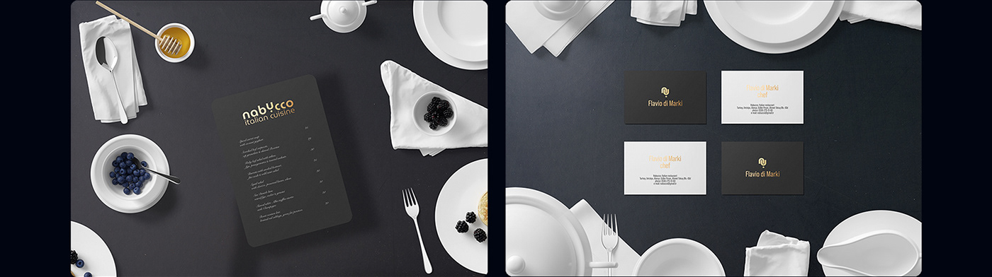Nabucco | Итальянский ресторан — Изображение №9 — Интерфейсы, Брендинг на Dprofile