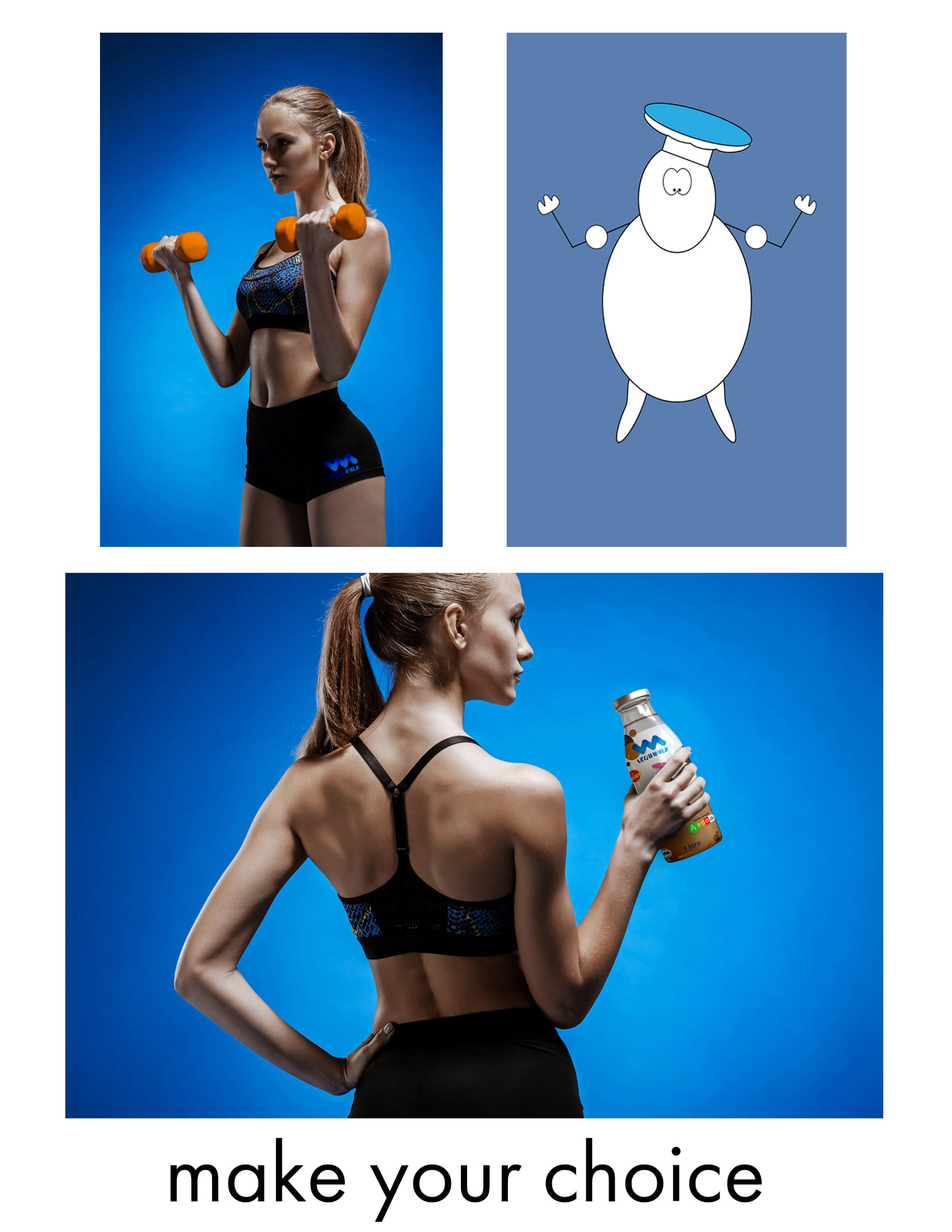 Дизайн этикетки на бутылку молока — Изображение №10 — Брендинг, Иллюстрация на Dprofile