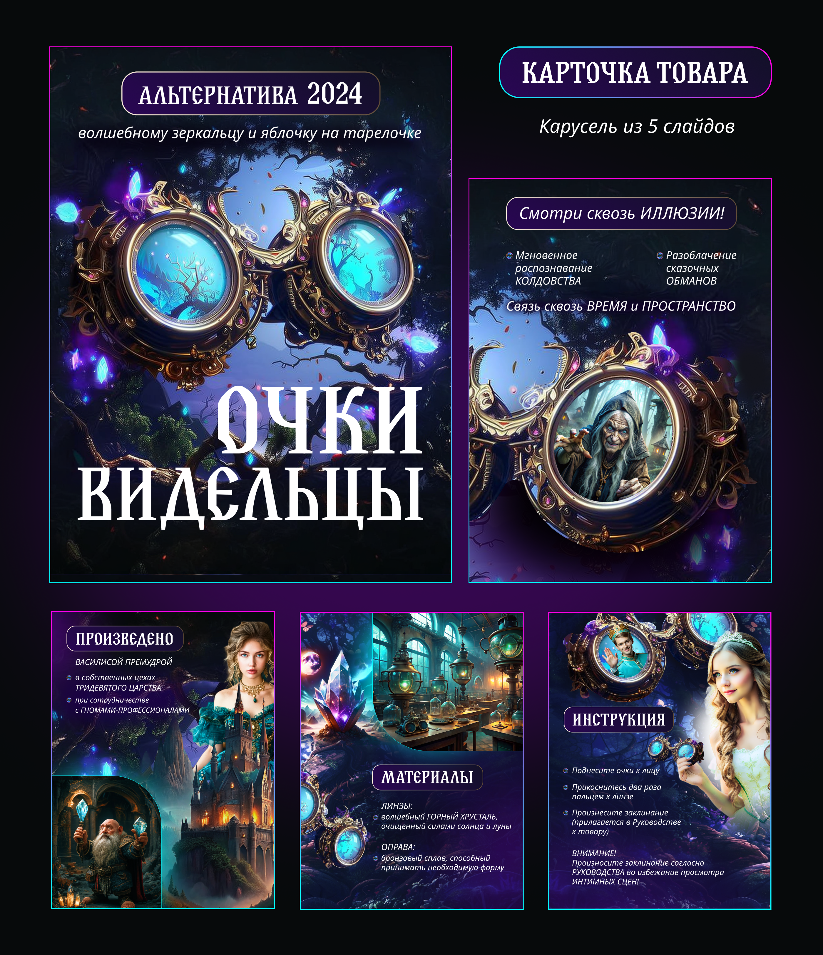 Проект для конкурса Лукоморье 2024 — Изображение №3 — Графика на Dprofile
