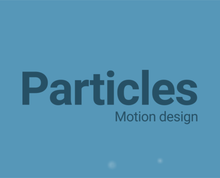 Particles (частицы) — Анимация на Dprofile