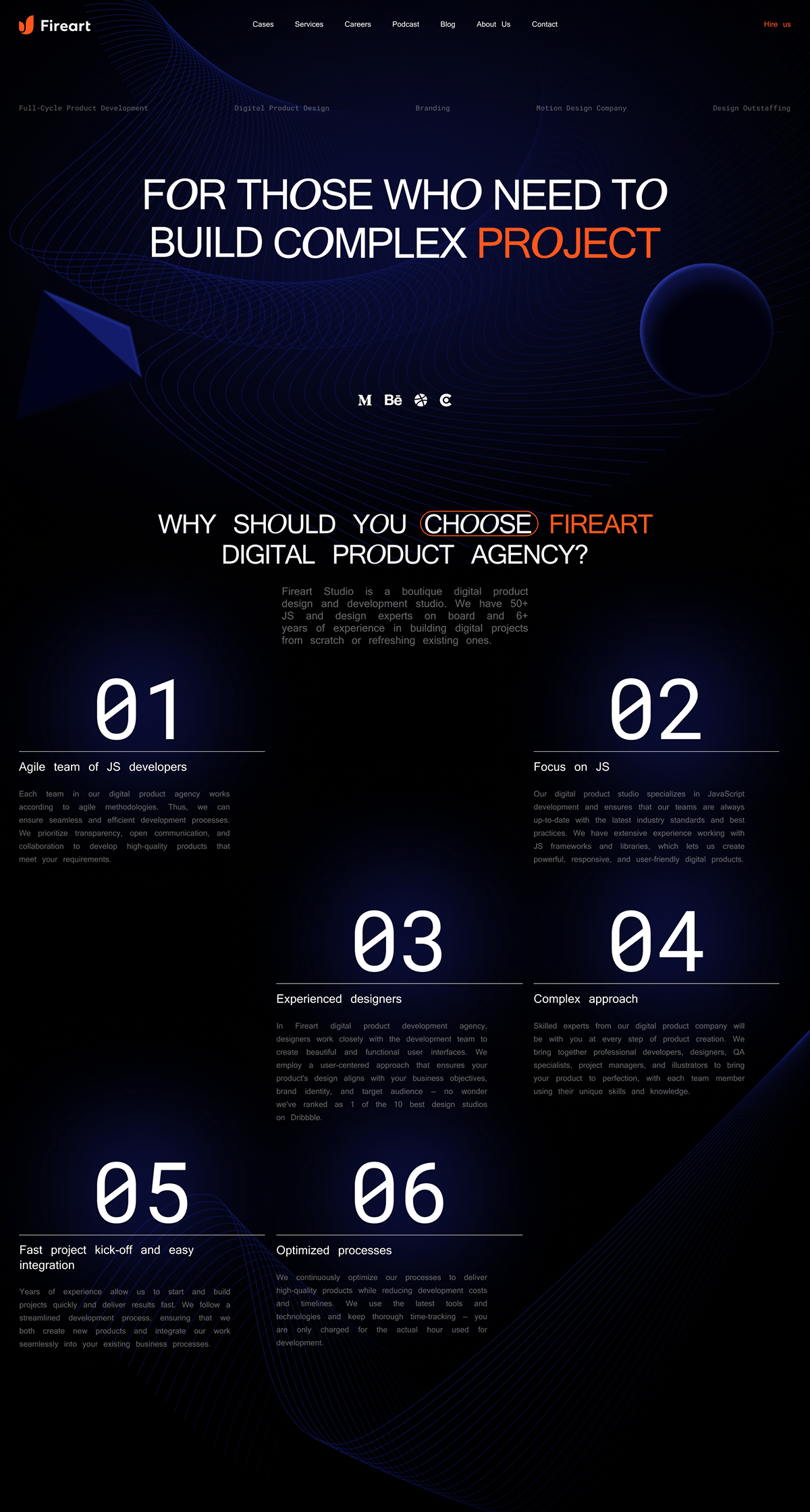 Fireart_Lending — Изображение №1 — Графика на Dprofile