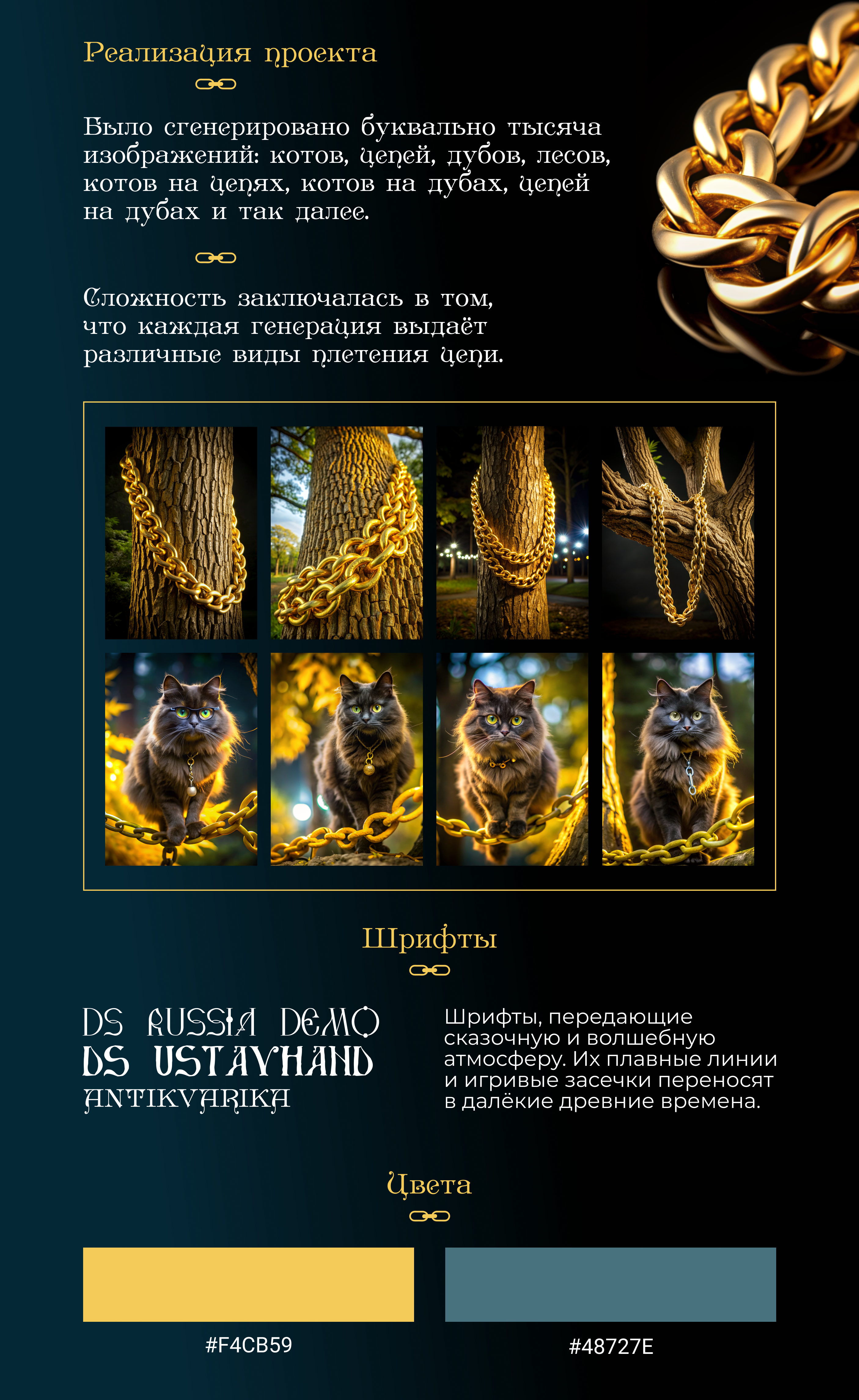 Златая цепь для кота учёного — Изображение №4 — Графика, Маркетинг на Dprofile