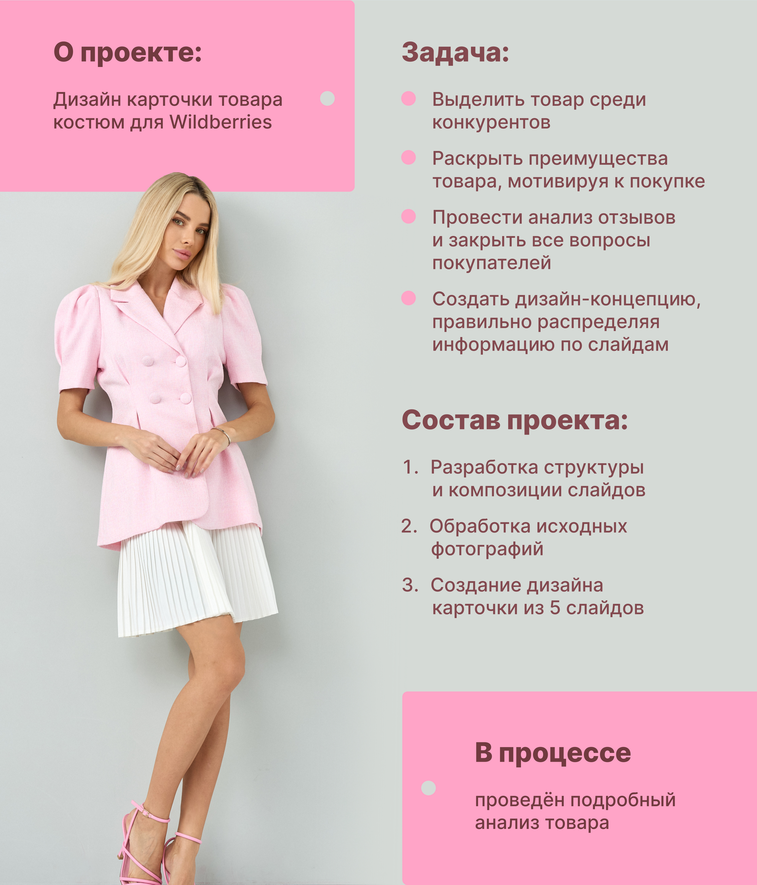 Дизайн карточки товара Костюм — Изображение №2 — Графика на Dprofile