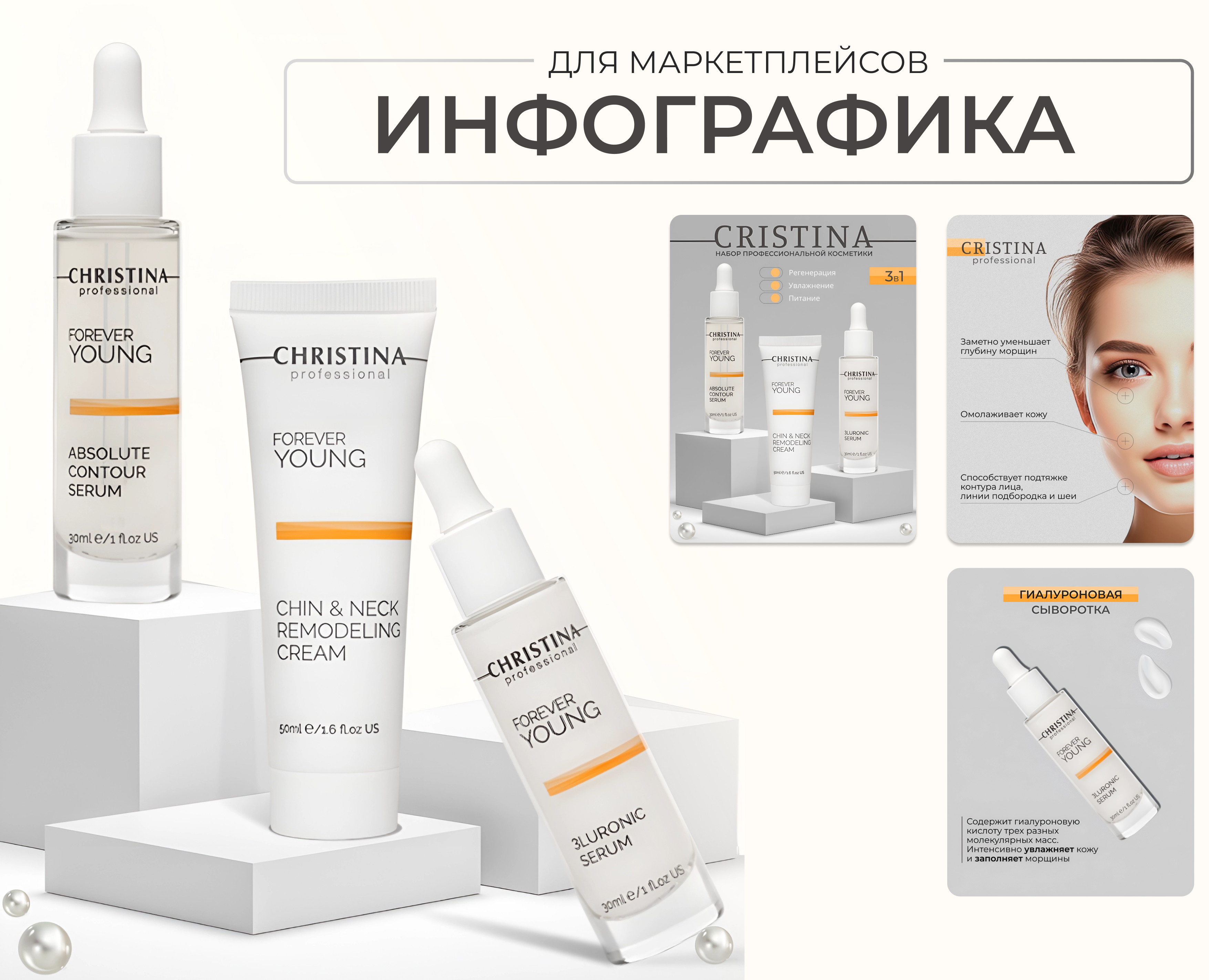 Карточка для МП "Косметический набор" — Графика, Маркетинг на Dprofile