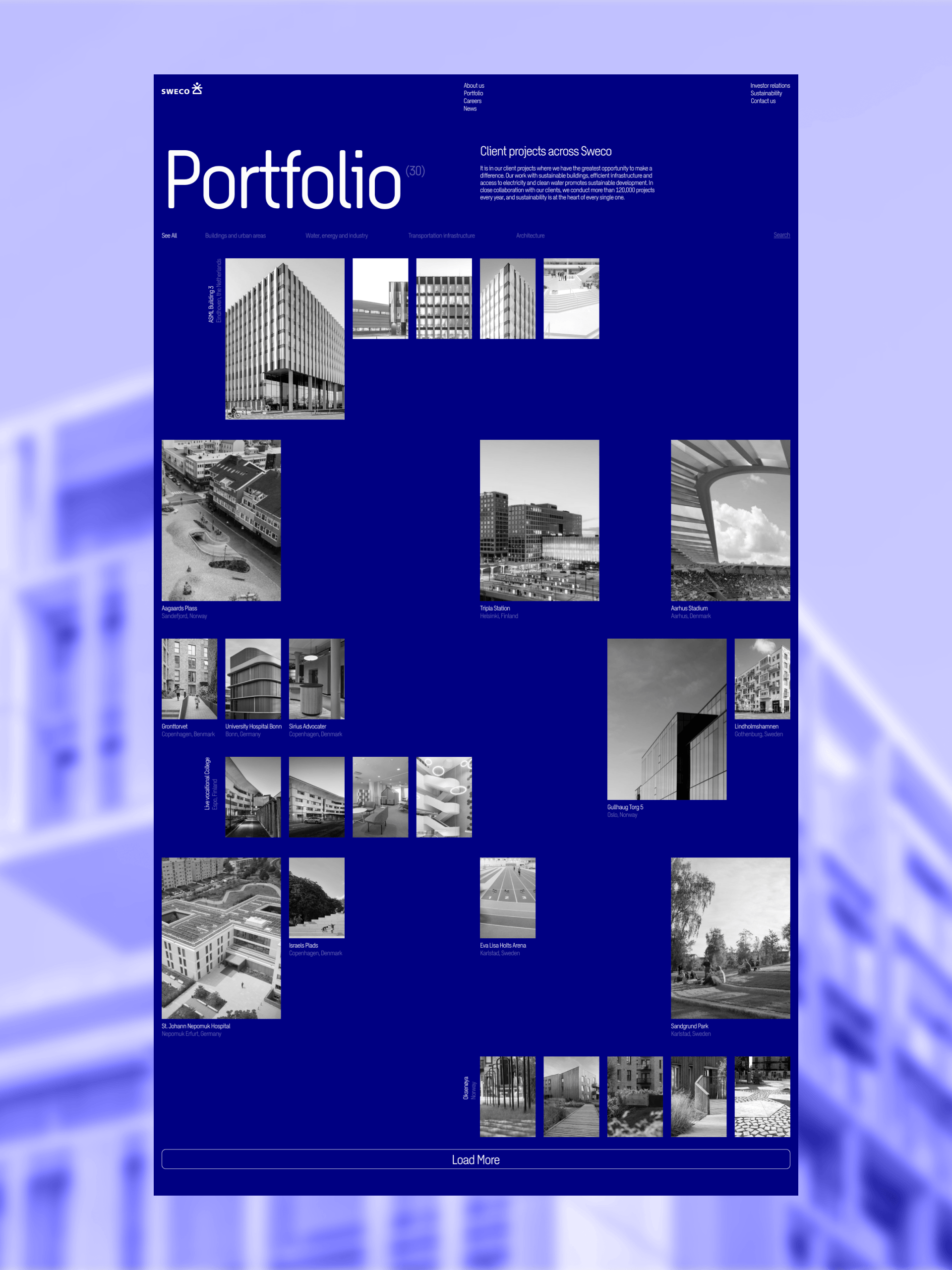 Sweco | Corporate Website Redesign — Изображение №5 — Интерфейсы на Dprofile