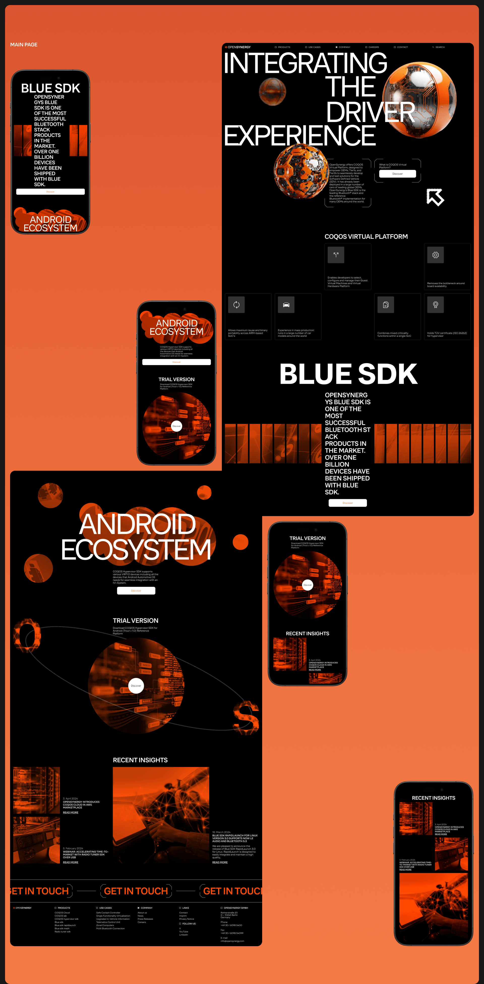 OPENSYNERGY | Corporate Website Redesign — Изображение №3 — Интерфейсы на Dprofile