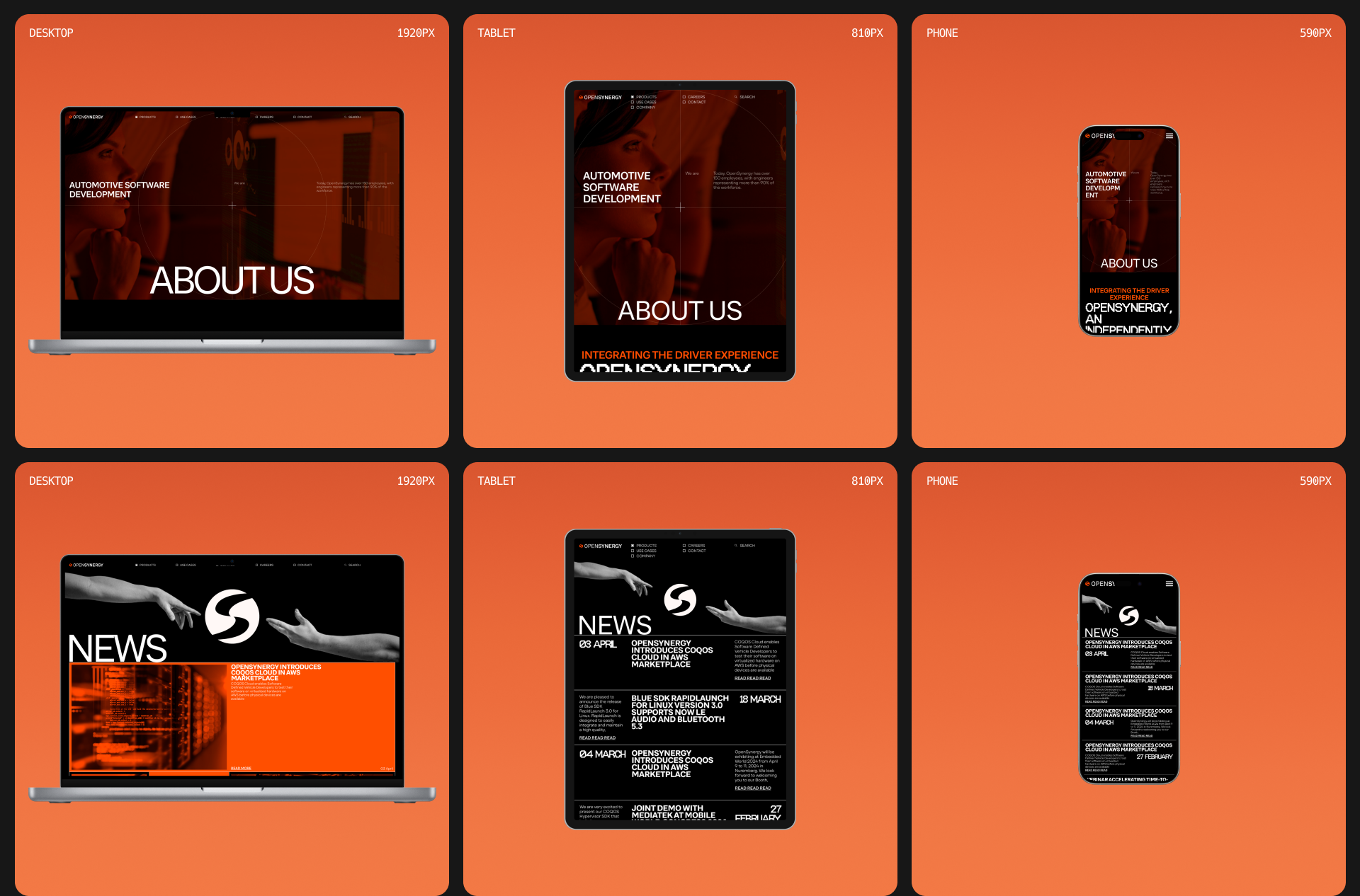 OPENSYNERGY | Corporate Website Redesign — Изображение №11 — Интерфейсы на Dprofile