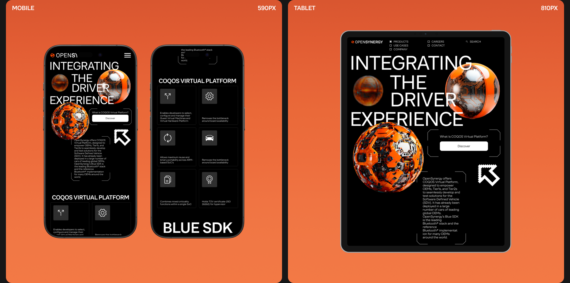 OPENSYNERGY | Corporate Website Redesign — Изображение №2 — Интерфейсы на Dprofile