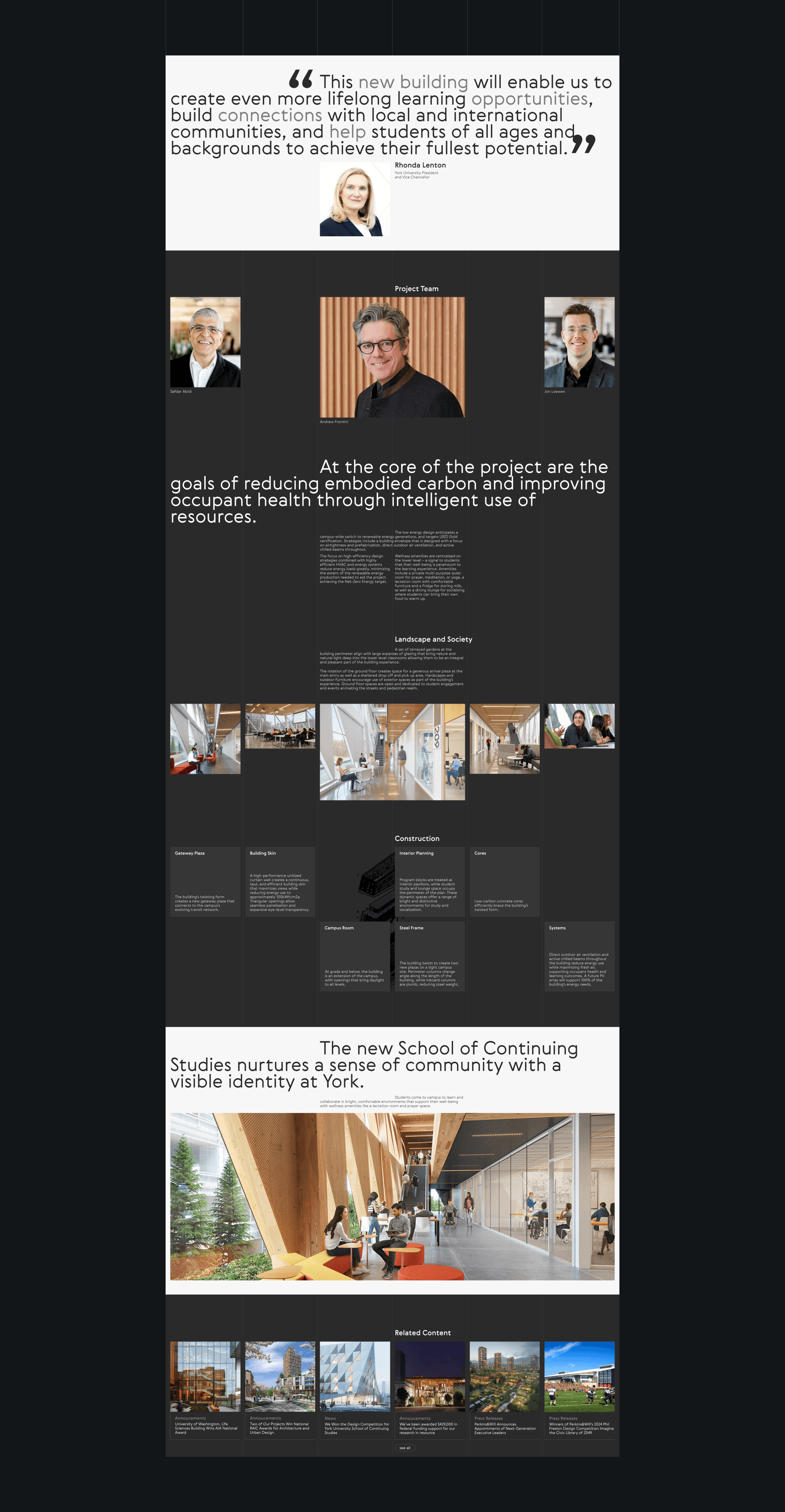 Perkins&Will | Corporate Website Redesign — Изображение №12 — Интерфейсы на Dprofile