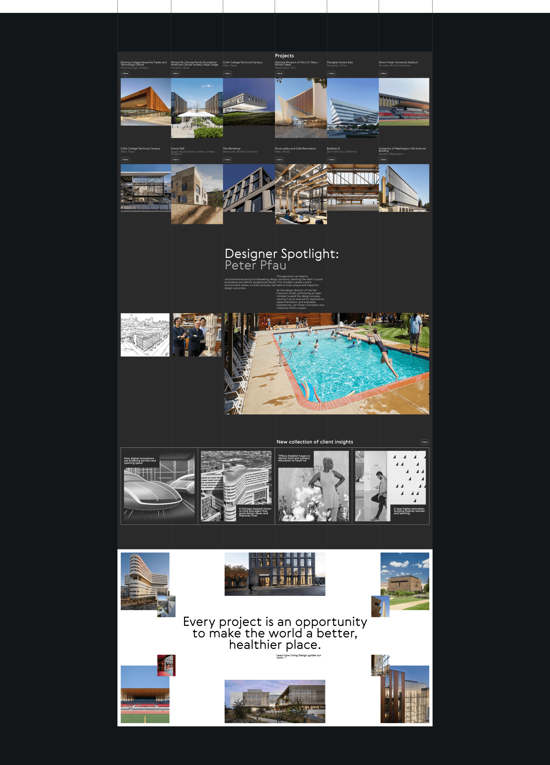 Perkins&Will | Corporate Website Redesign — Изображение №5 — Интерфейсы на Dprofile