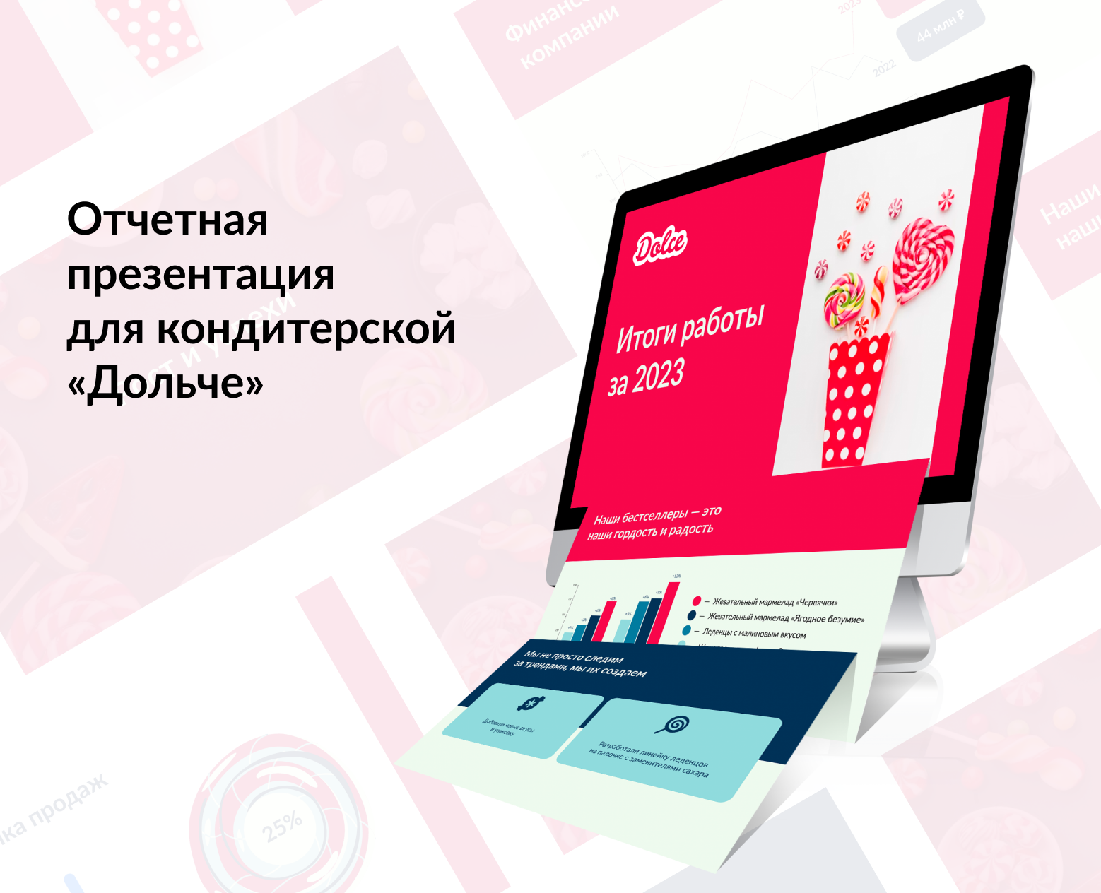 Презентация для кондитерской Дольче на Dprofile