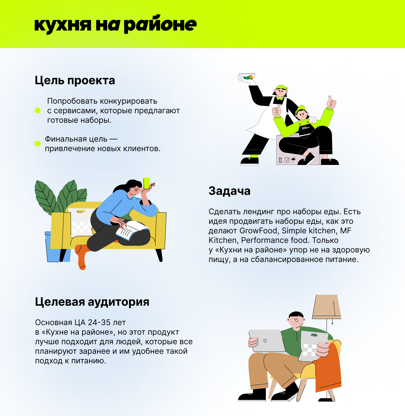 Лендинг для «Кухня на районе» — Изображение №2 — Интерфейсы на Dprofile