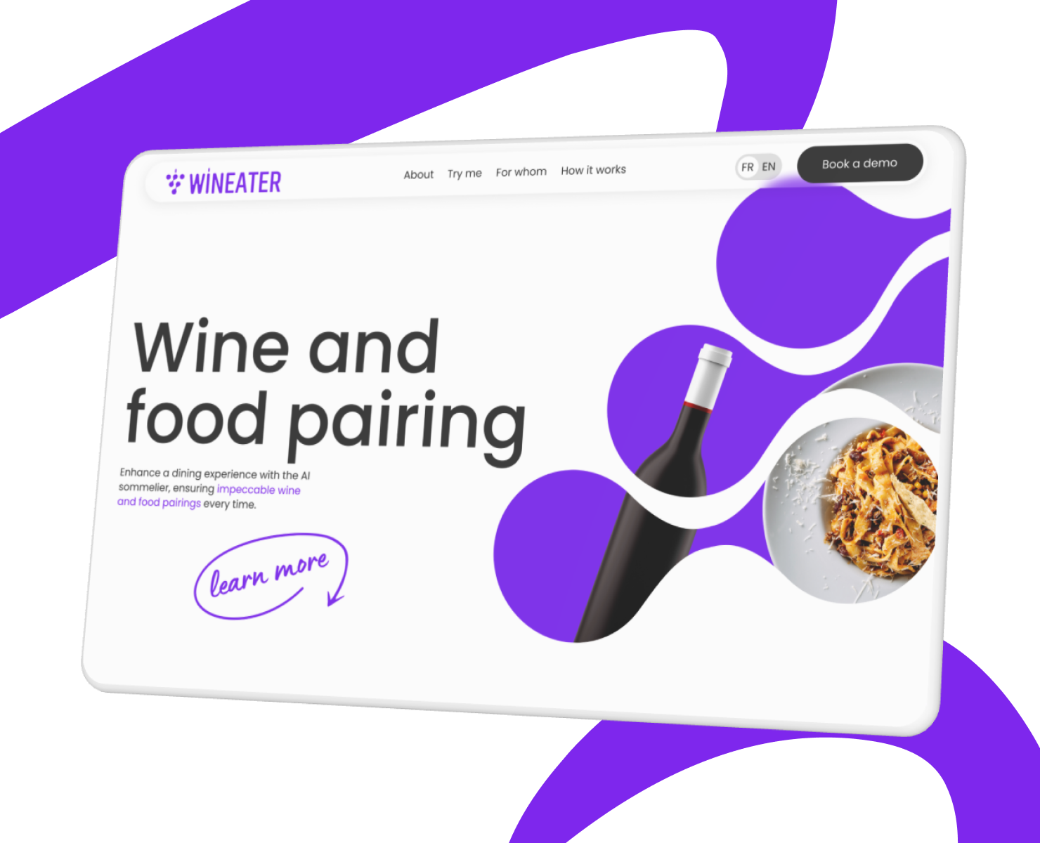 Wineater: ai sommelier — Интерфейсы, Брендинг на Dprofile