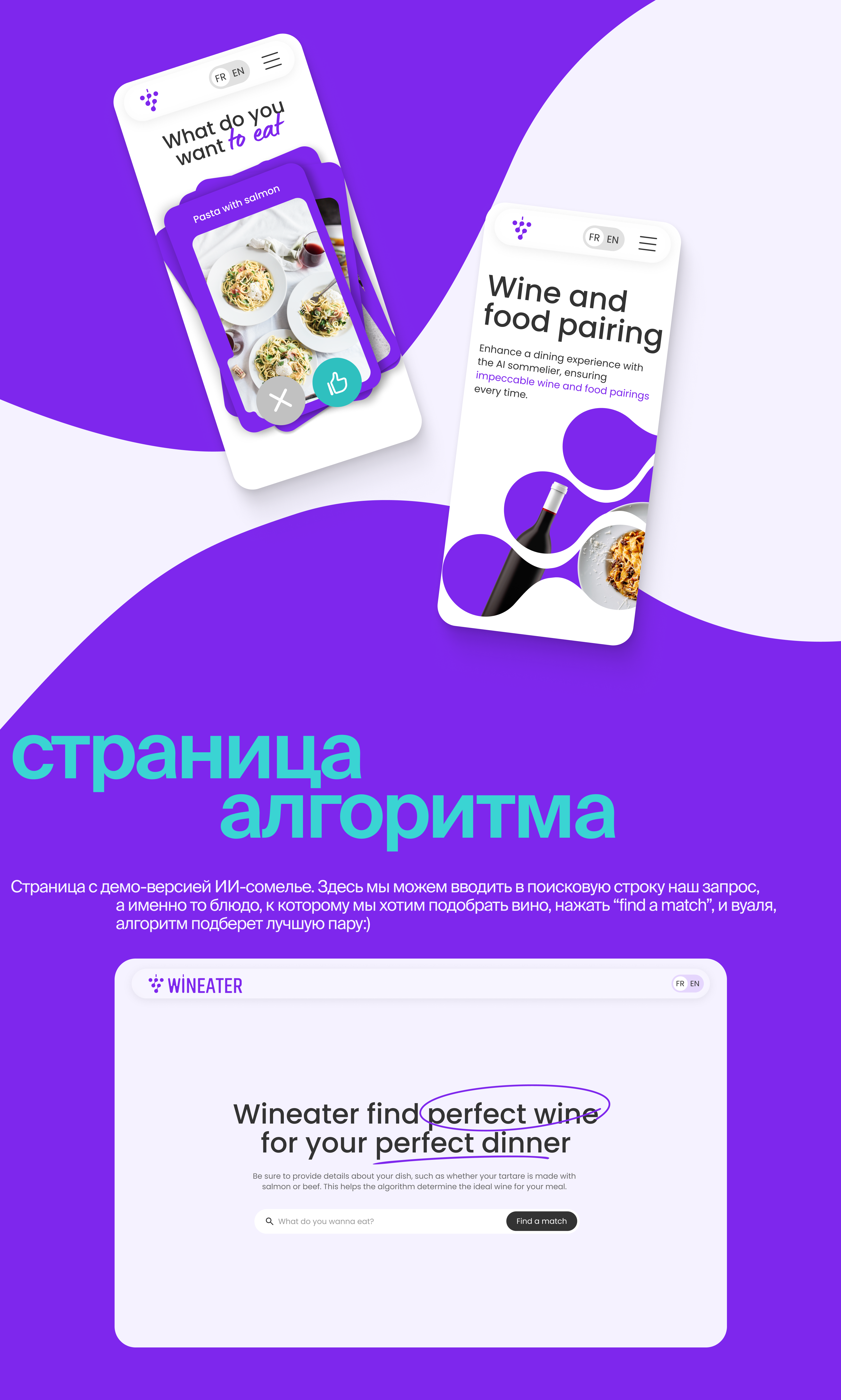Wineater: ai sommelier — Изображение №4 — Интерфейсы, Брендинг на Dprofile