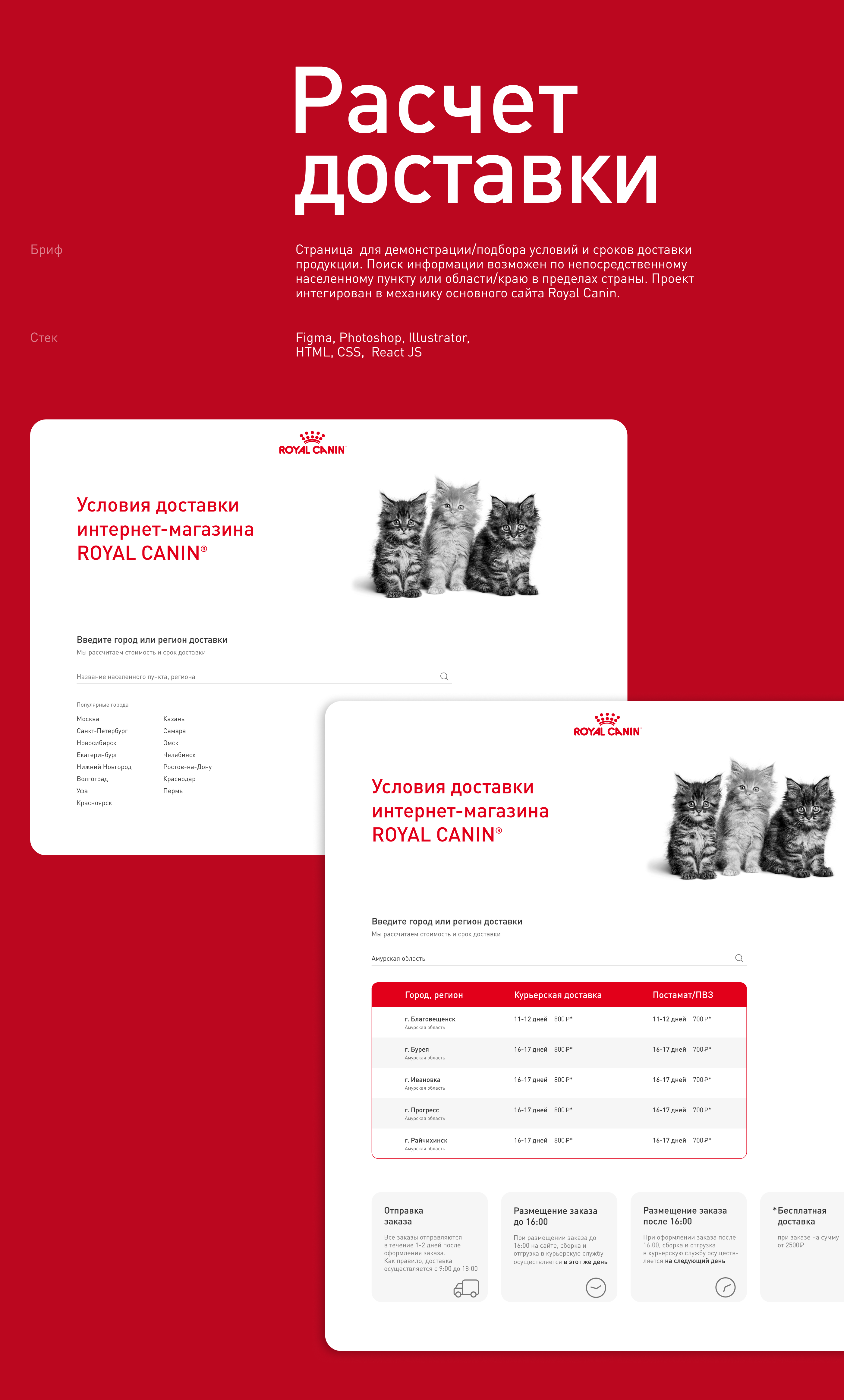Royal Canin: проекты 2021-2022 — Изображение №7 — Интерфейсы, Маркетинг на Dprofile