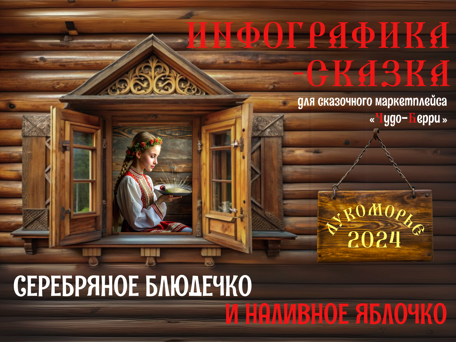 Лукоморье 2024 | Инфографика - сказка для маркетплейса — Изображение №1 — Графика, Маркетинг на Dprofile