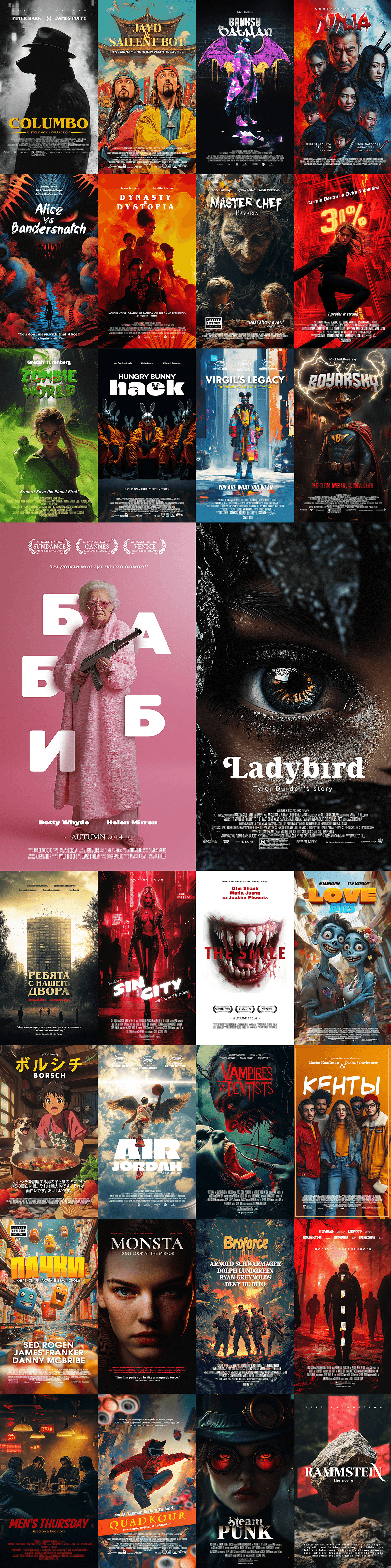 Covers for fictional movies — Изображение №1 — Иллюстрация, Графика на Dprofile