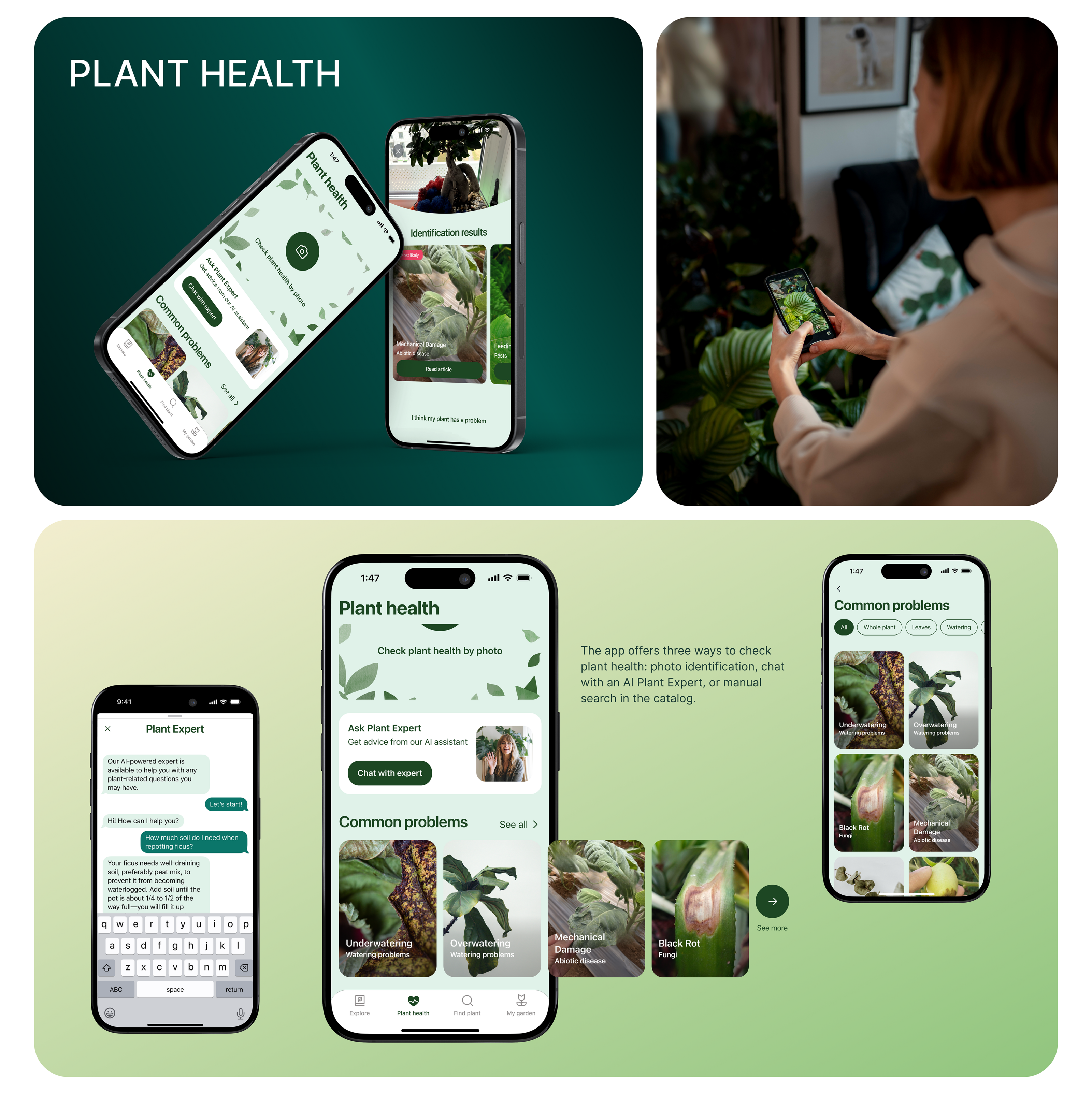 Plant Care App | Mobile | UX/UI — Изображение №14 — Интерфейсы на Dprofile