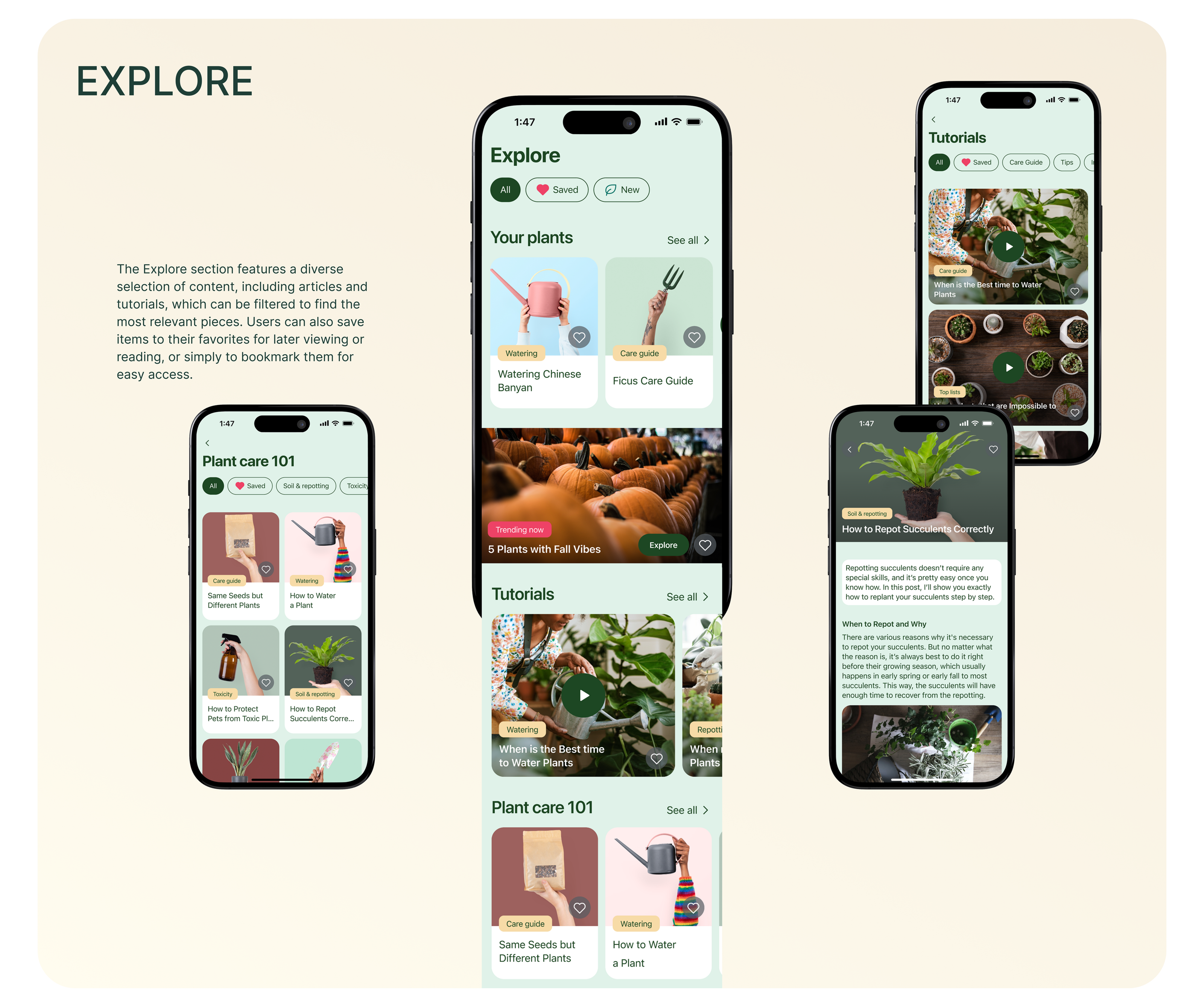 Plant Care App | Mobile | UX/UI — Изображение №15 — Интерфейсы на Dprofile