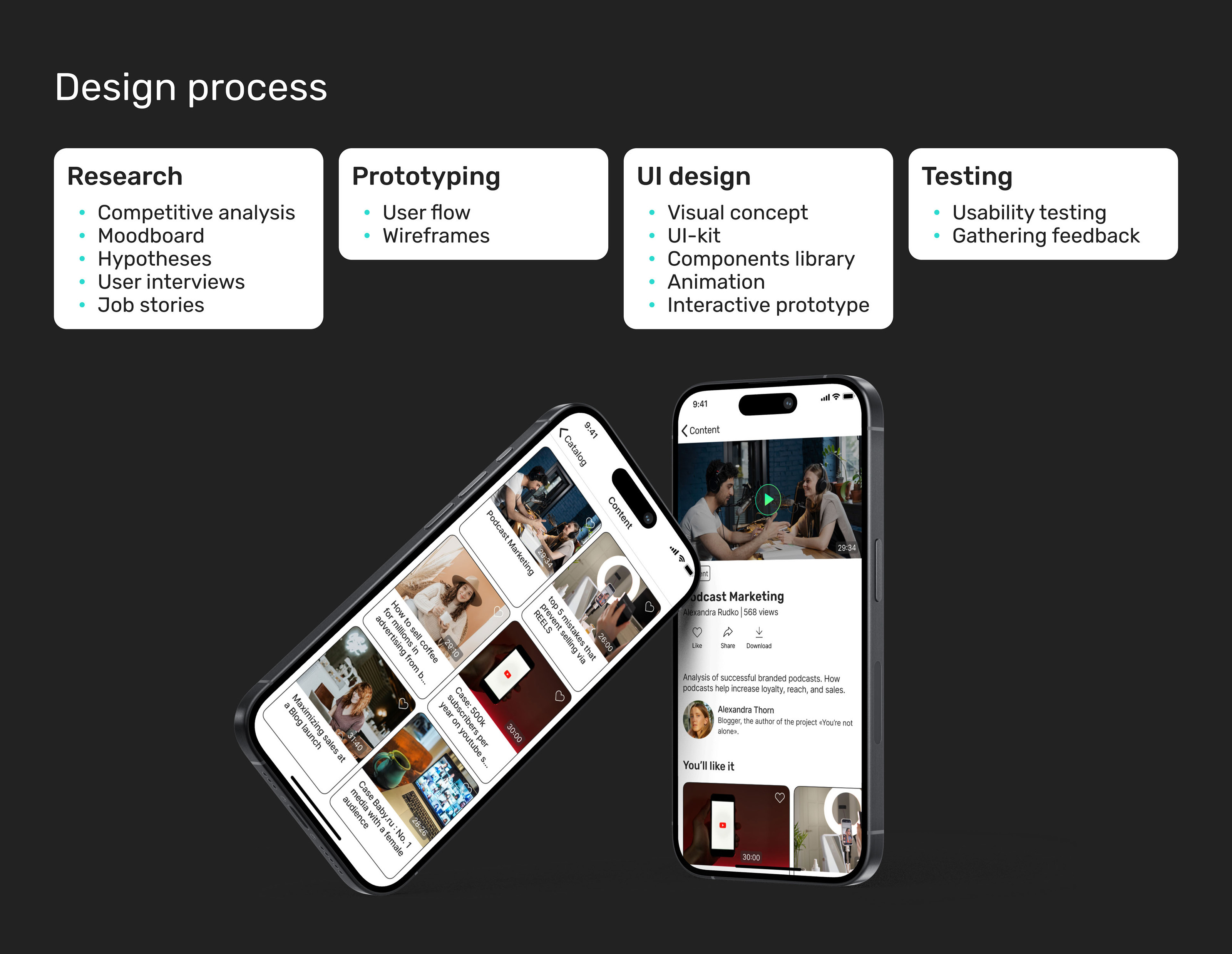 Mobile Educational App Concept | UX/UI Design — Изображение №3 — Интерфейсы на Dprofile