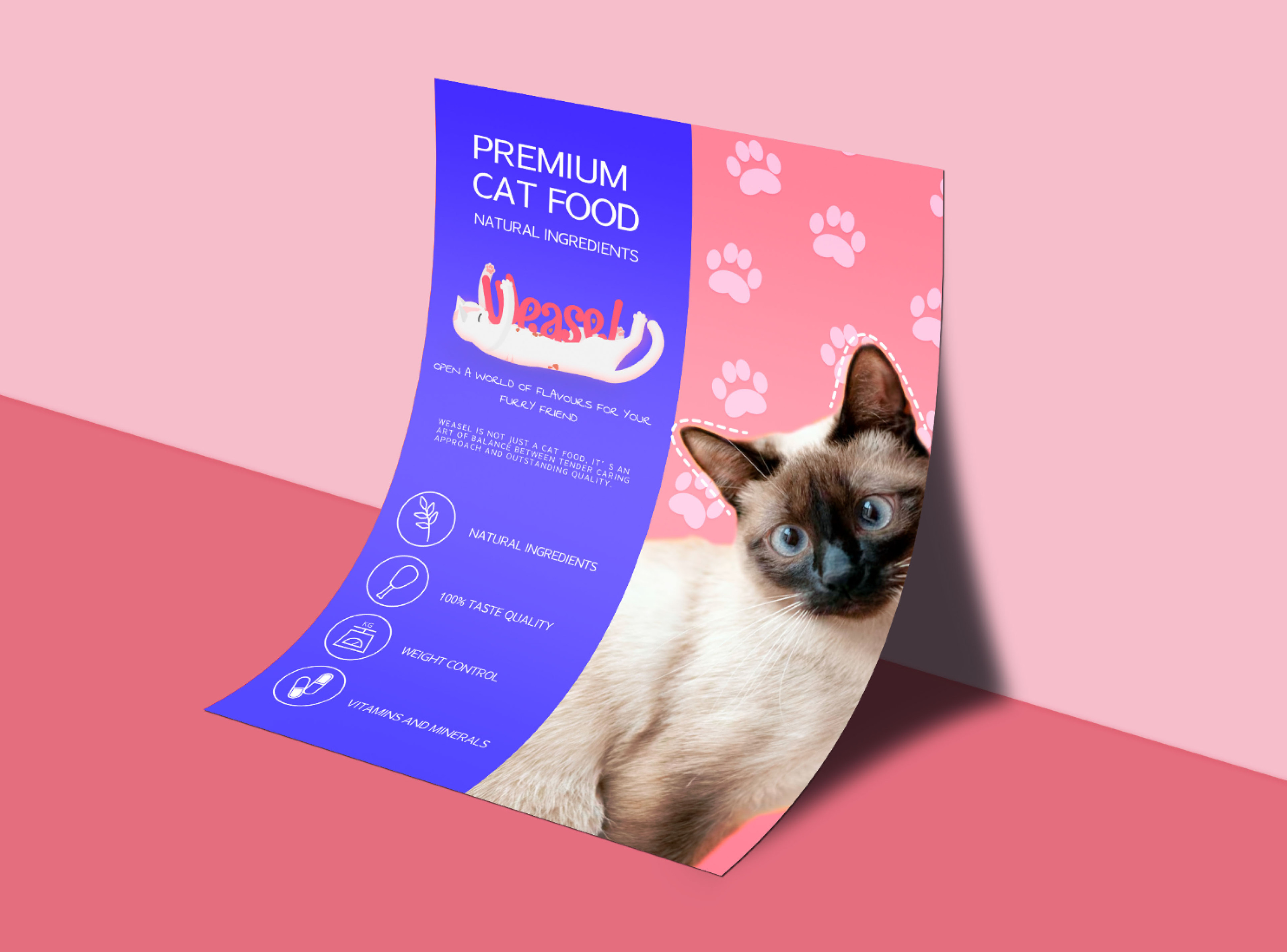 Project logo "Weasel" — Cat Food — Изображение №4 — Иллюстрация, Графика на Dprofile