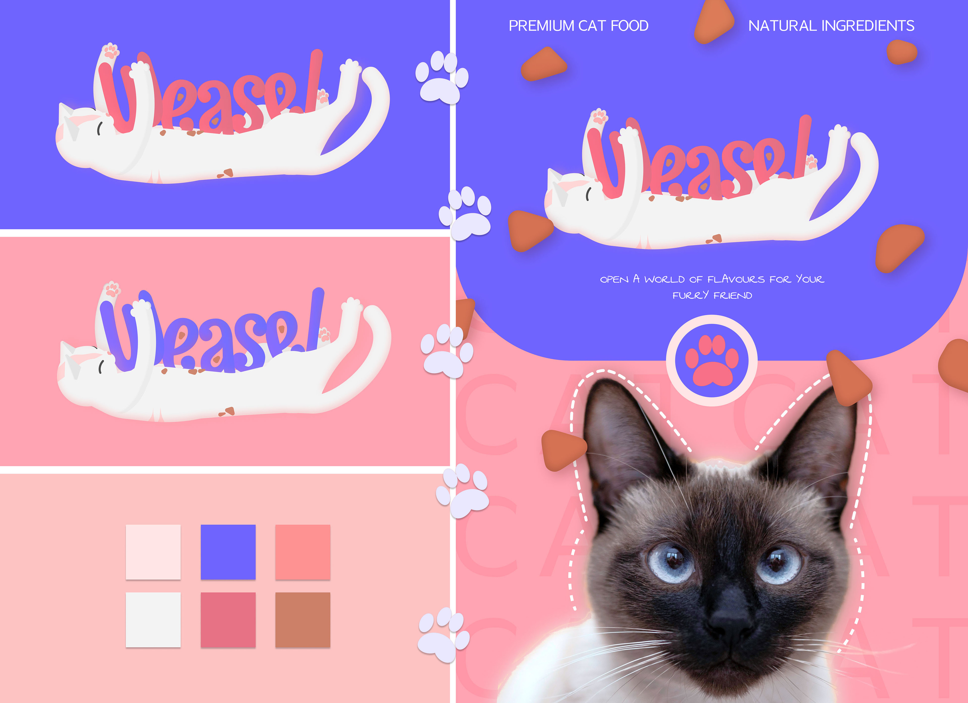 Project logo "Weasel" — Cat Food — Изображение №1 — Иллюстрация, Графика на Dprofile