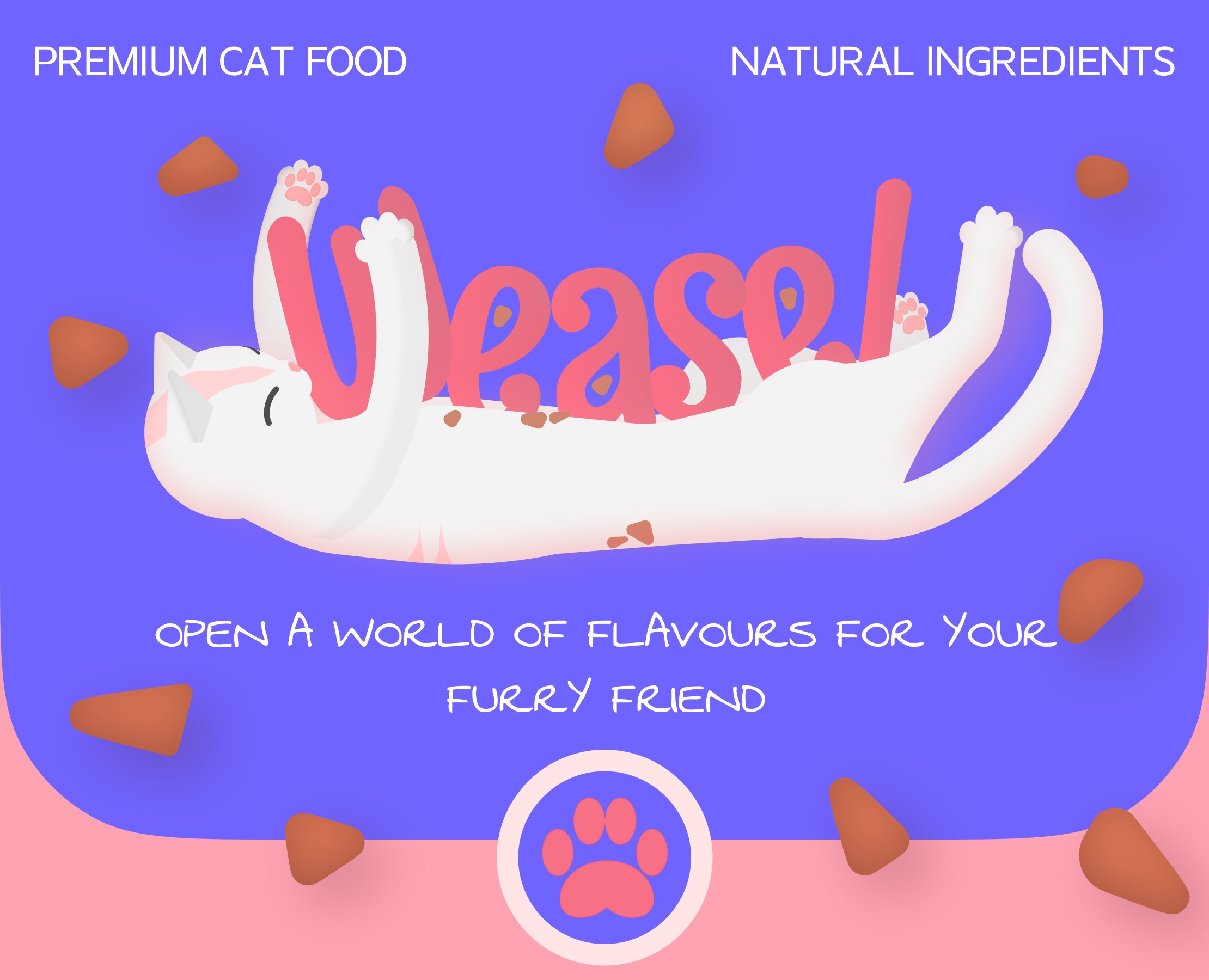 Project logo "Weasel" — Cat Food — Иллюстрация, Графика на Dprofile