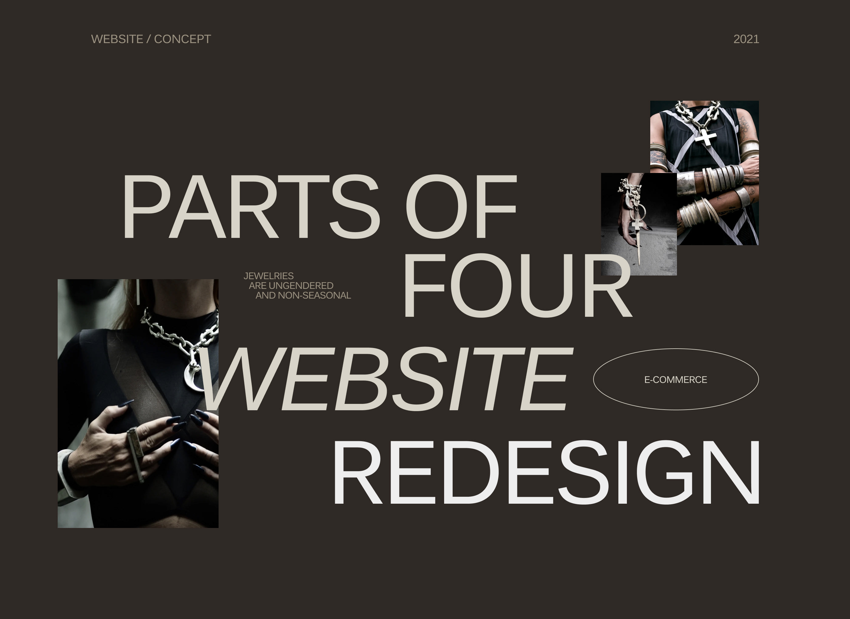 Parts Of Four - website redesign — Изображение №1 — Интерфейсы на Dprofile