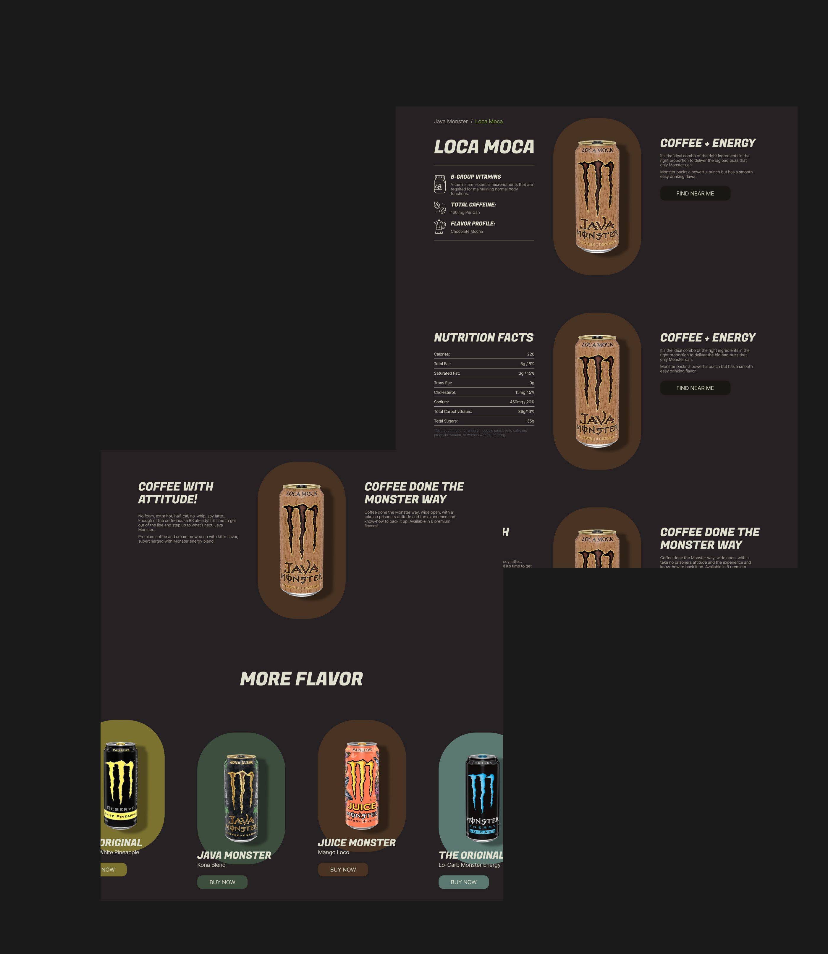 Monster Energy - website redesign — Изображение №6 — Интерфейсы на Dprofile