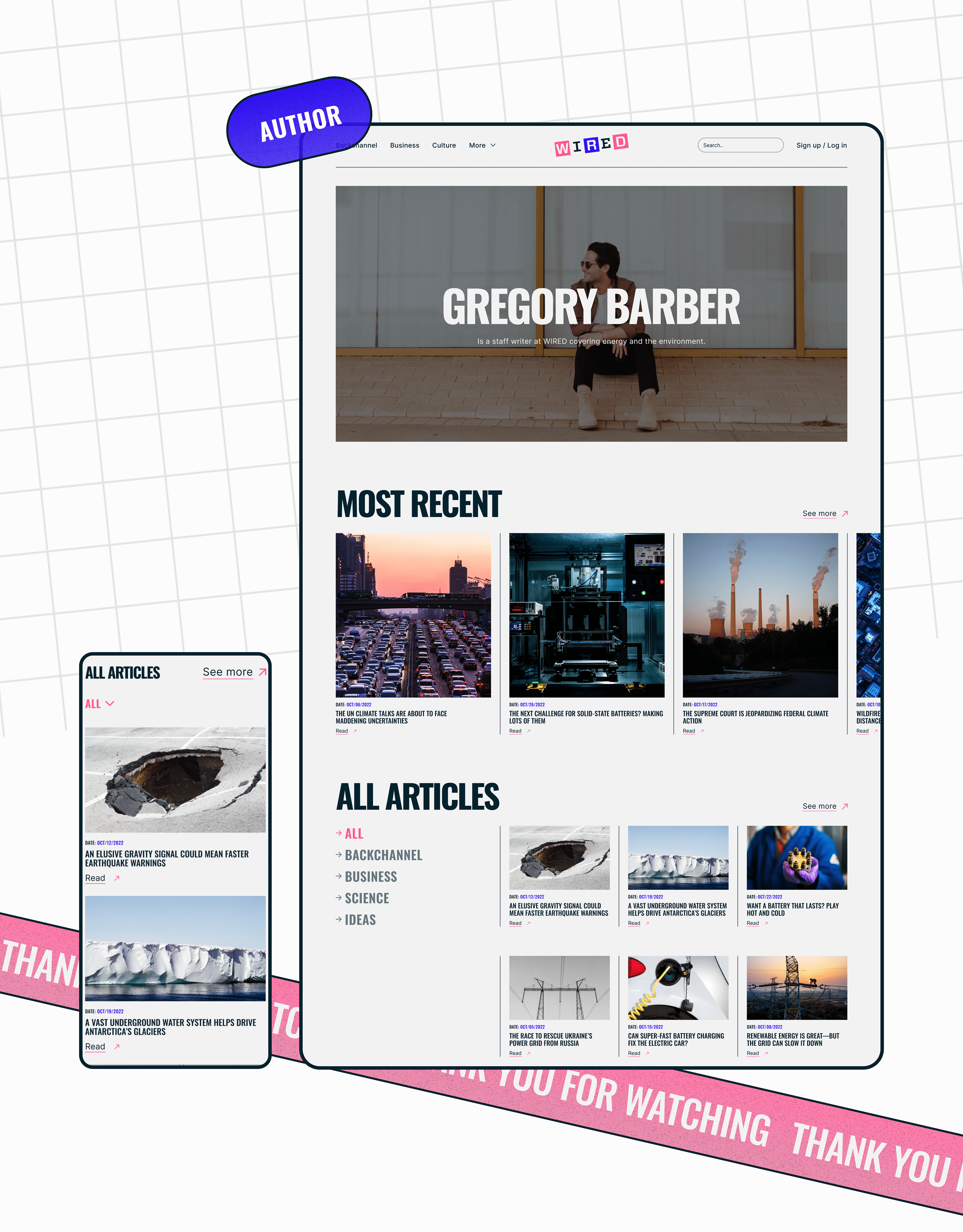 WIRED - Redesign Concept — Изображение №7 — Интерфейсы на Dprofile