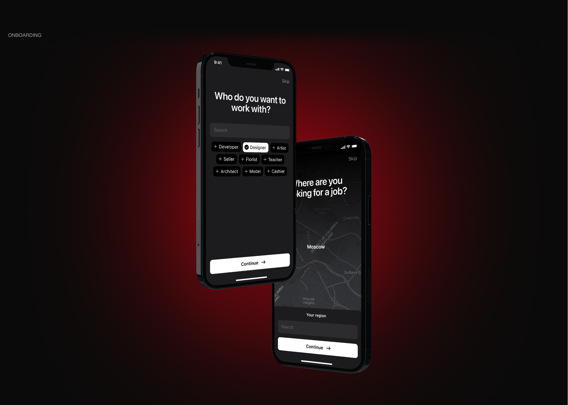 Mobile app | Career Space — Изображение №6 — Интерфейсы на Dprofile