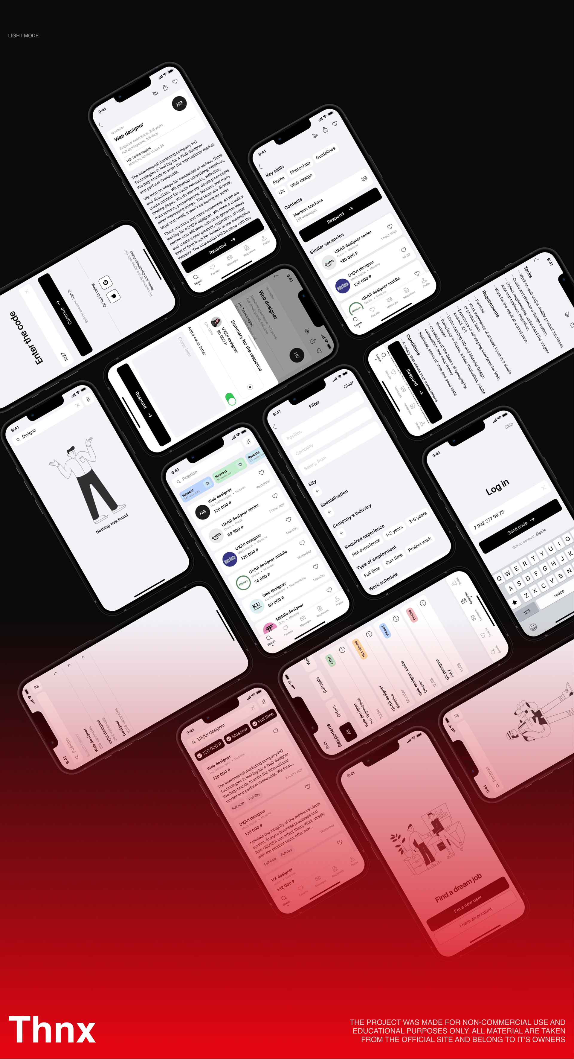Mobile app | Career Space — Изображение №18 — Интерфейсы на Dprofile