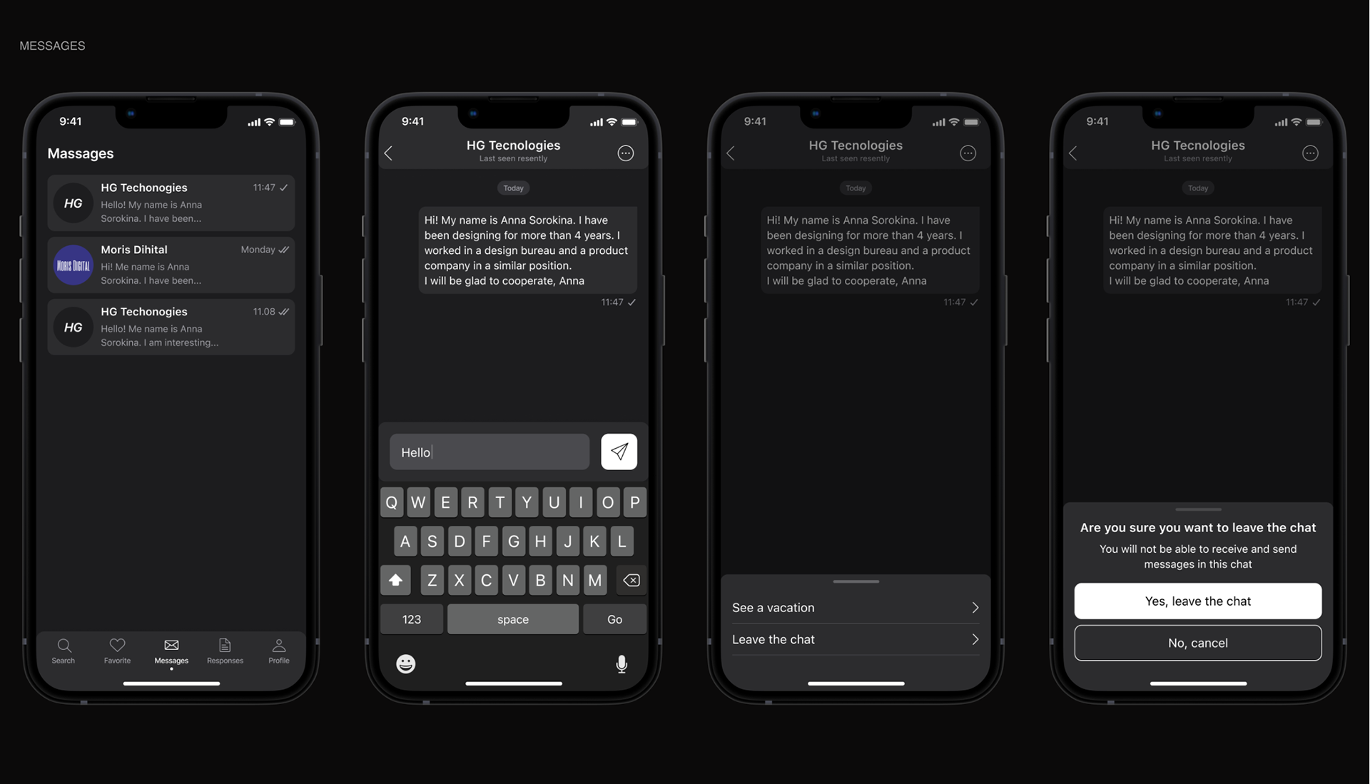Mobile app | Career Space — Изображение №17 — Интерфейсы на Dprofile