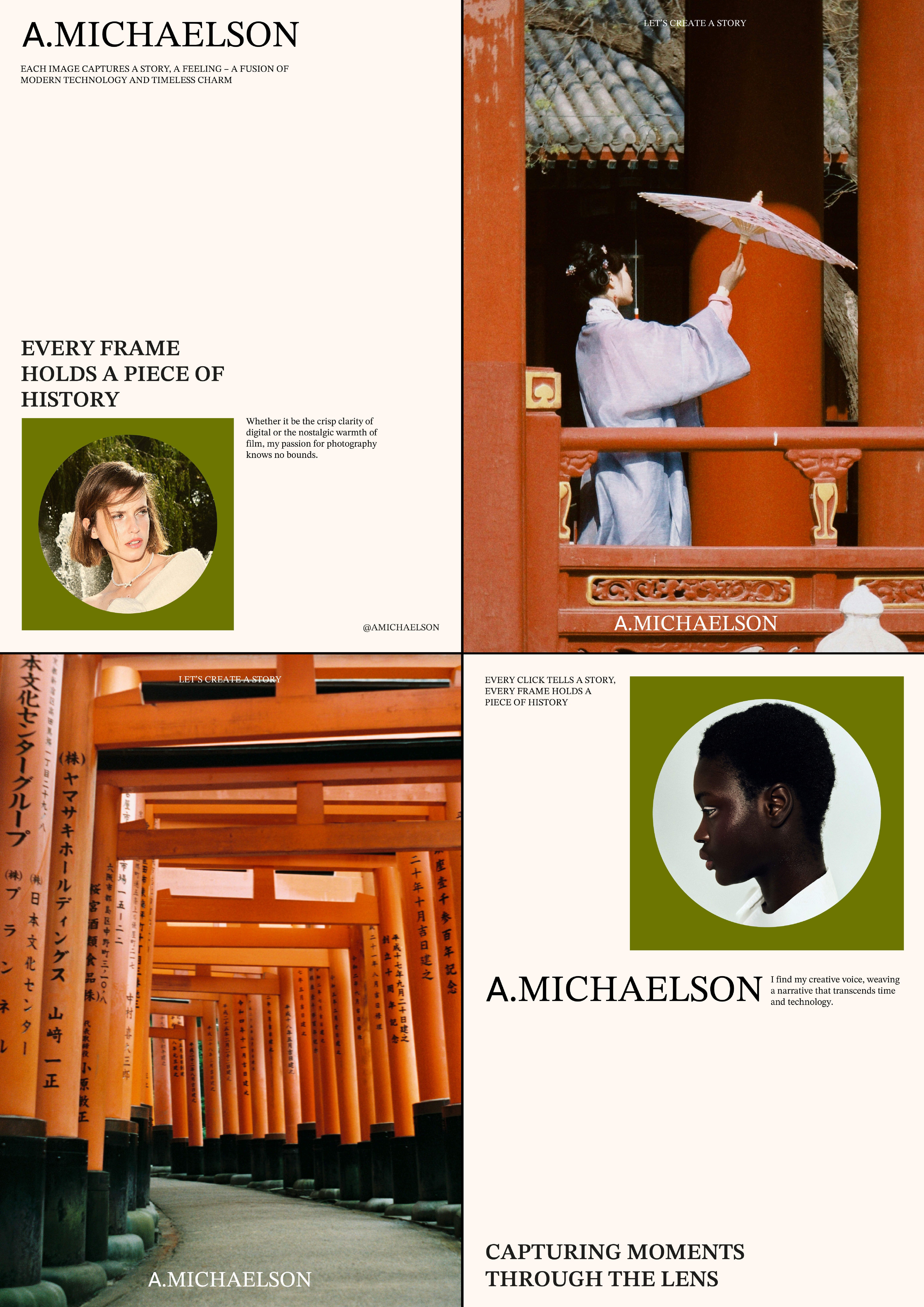 A. MICHAELSON | Айдентика для фотографа — Изображение №9 — Брендинг, Графика на Dprofile