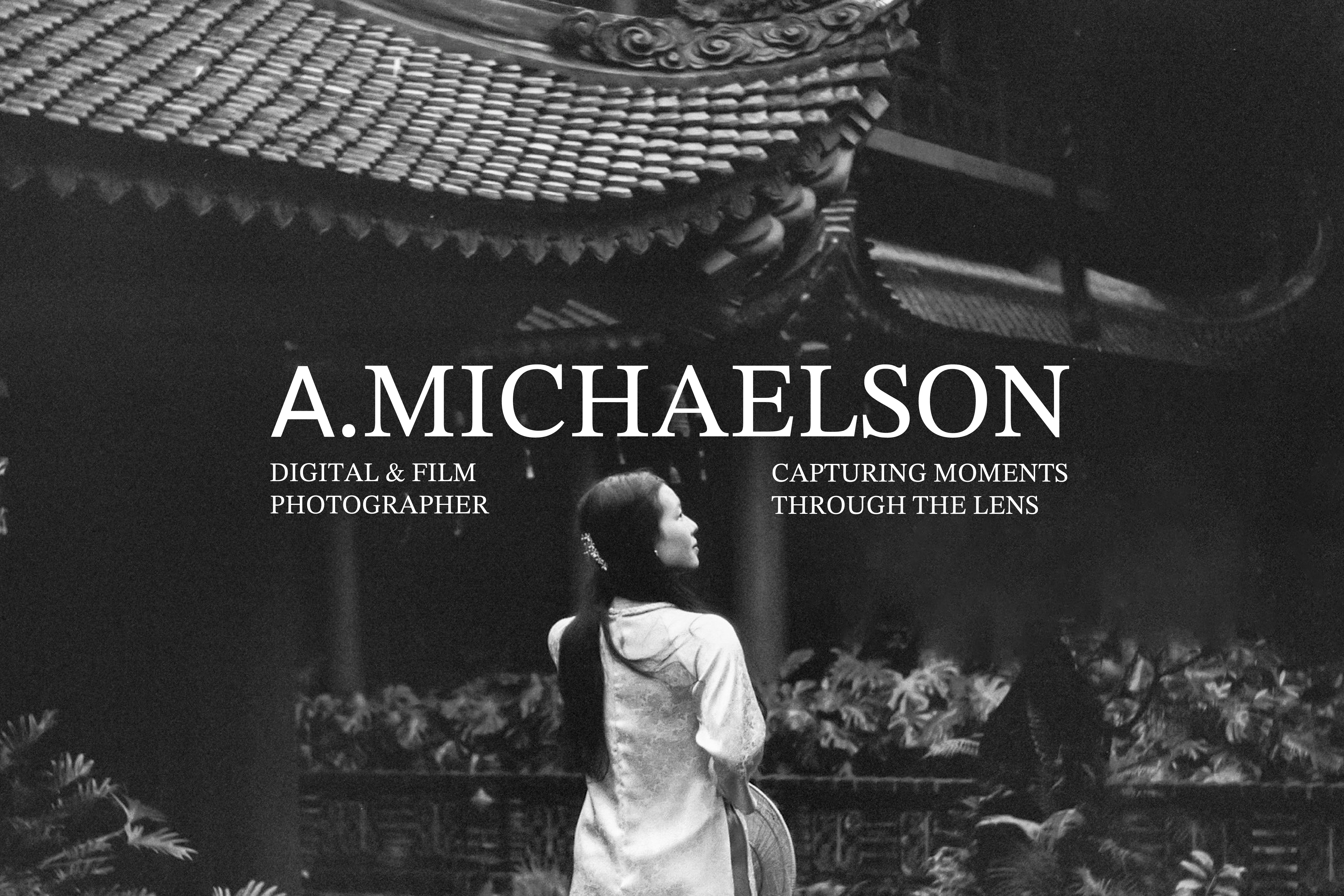 A. MICHAELSON | Айдентика для фотографа — Изображение №2 — Брендинг, Графика на Dprofile