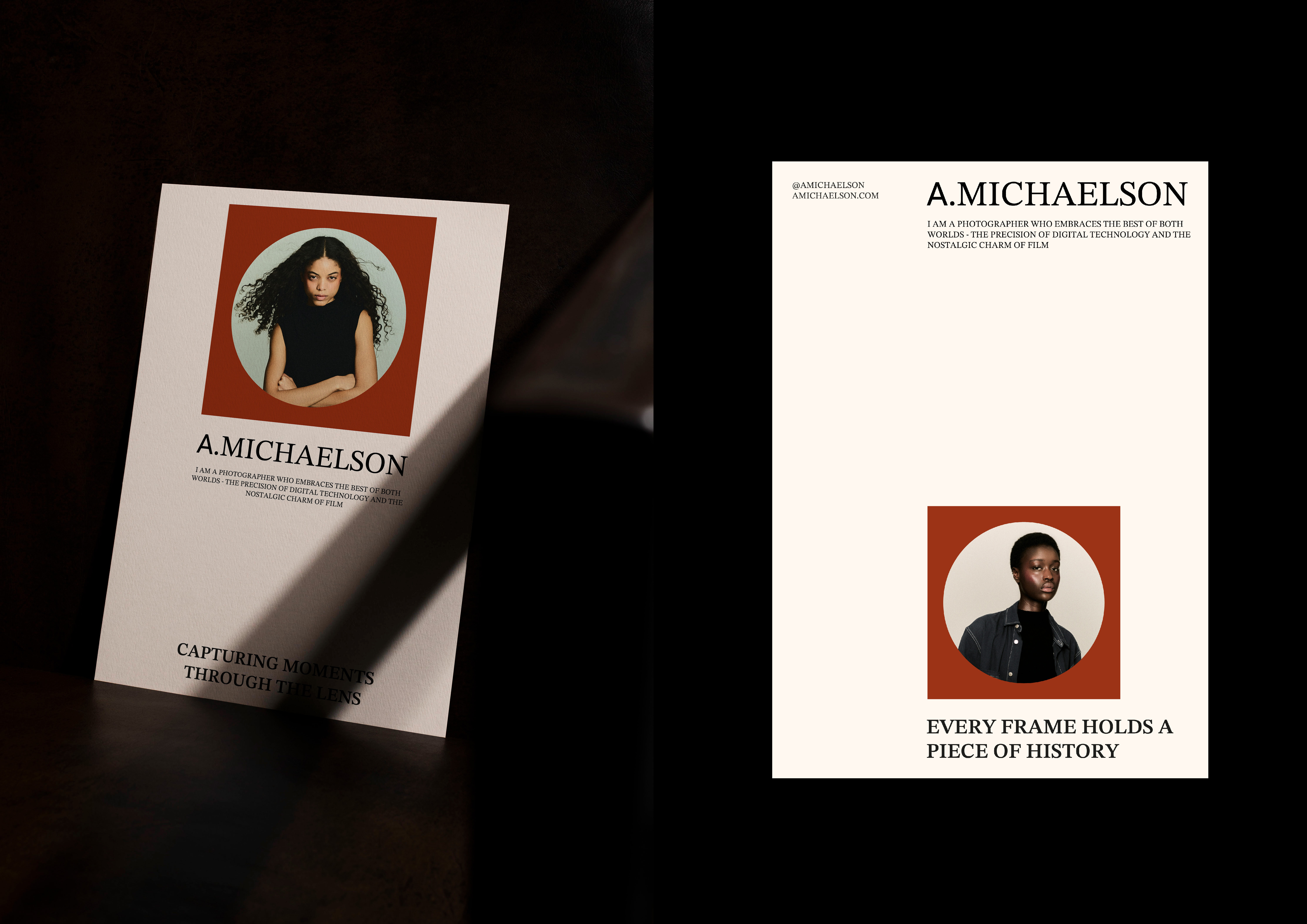 A. MICHAELSON | Айдентика для фотографа — Изображение №13 — Брендинг, Графика на Dprofile