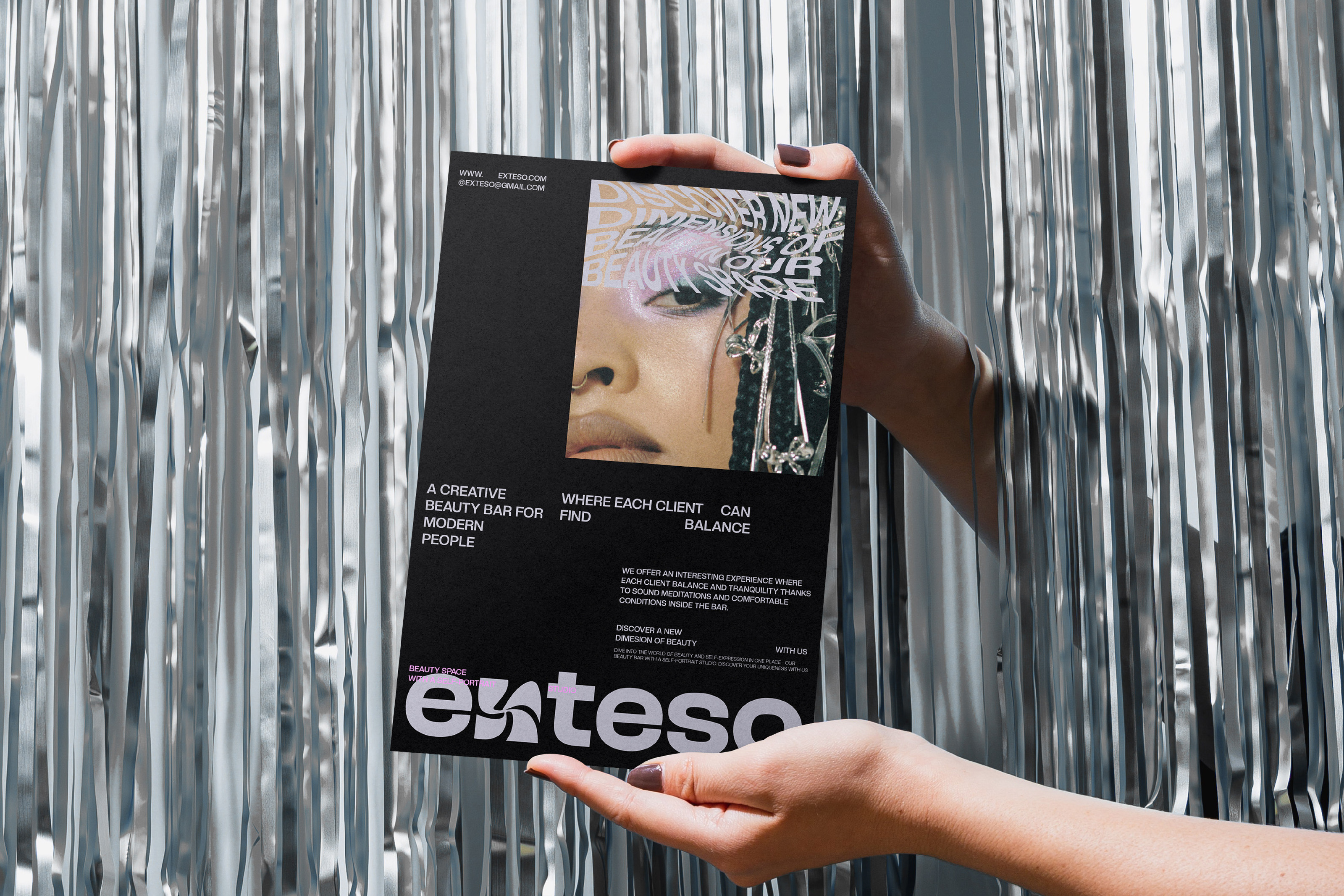 EXTESO | Айдентика для бьюти бара — Изображение №9 — Брендинг, Графика на Dprofile