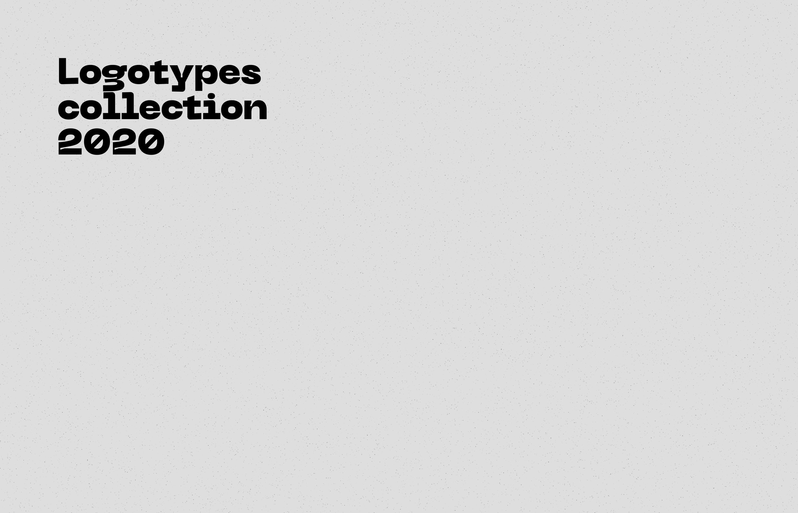 LOGOTYPES / 2020 — Изображение №1 — Брендинг на Dprofile