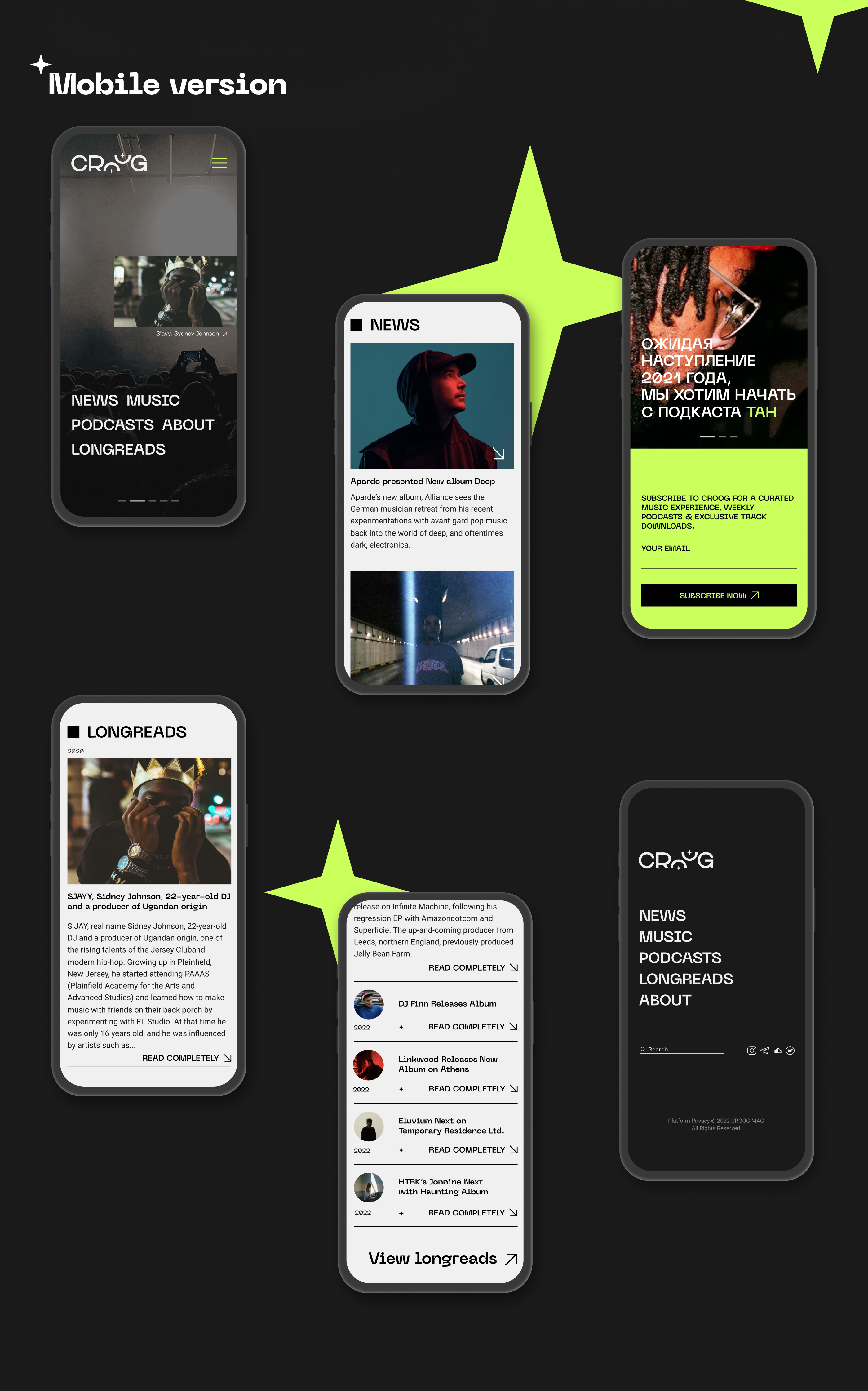 CROOG / ux ui — Изображение №10 — Интерфейсы, Брендинг на Dprofile