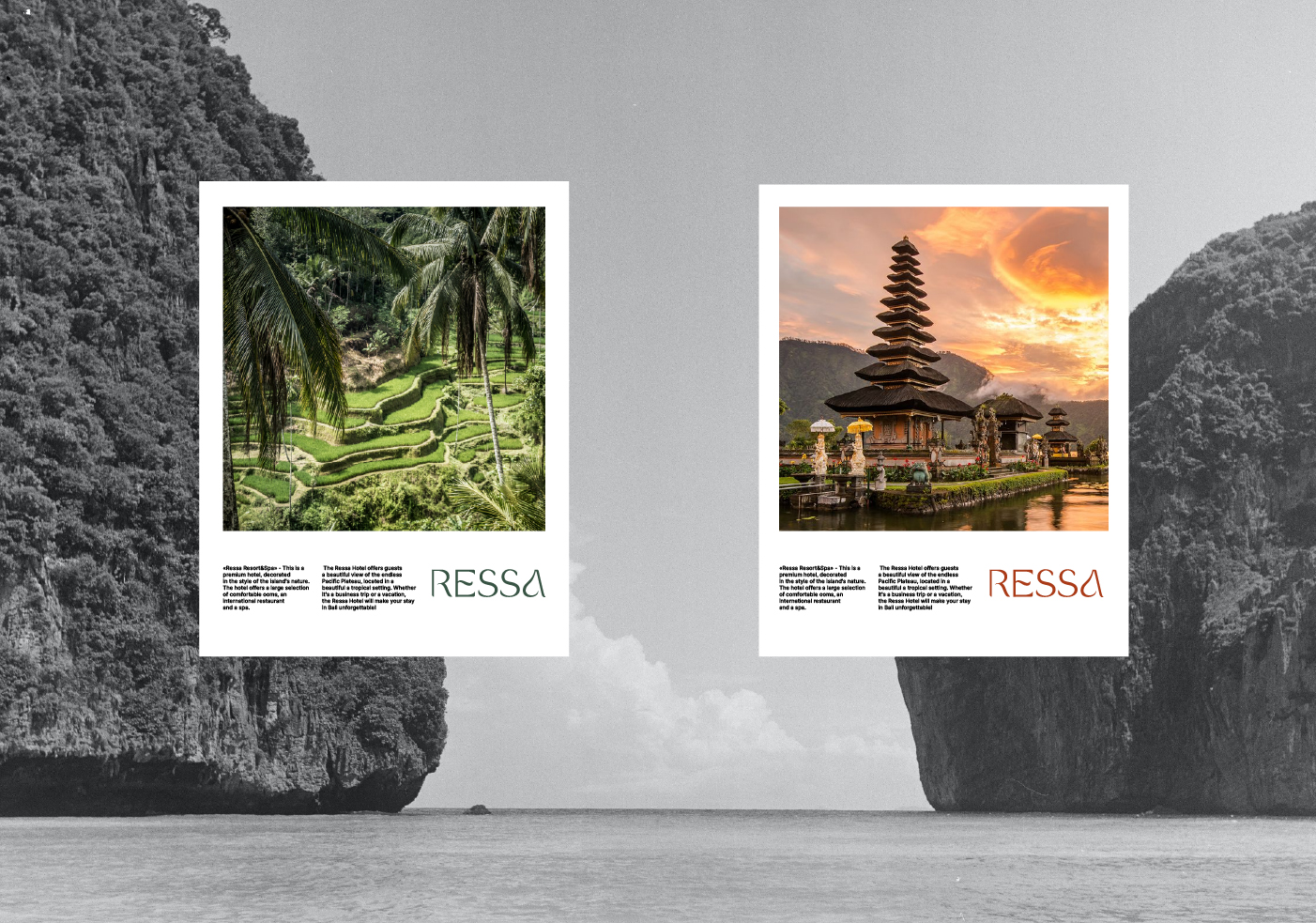 IDENTITY FOR RESORT & SPA "RESSA" — Изображение №8 — Брендинг, Графика на Dprofile
