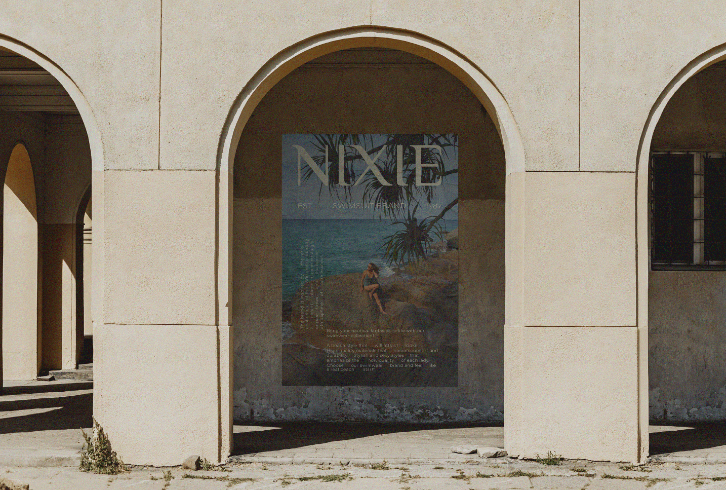 Identity NIXIE swimsuit brand — Изображение №7 — Брендинг, Графика на Dprofile