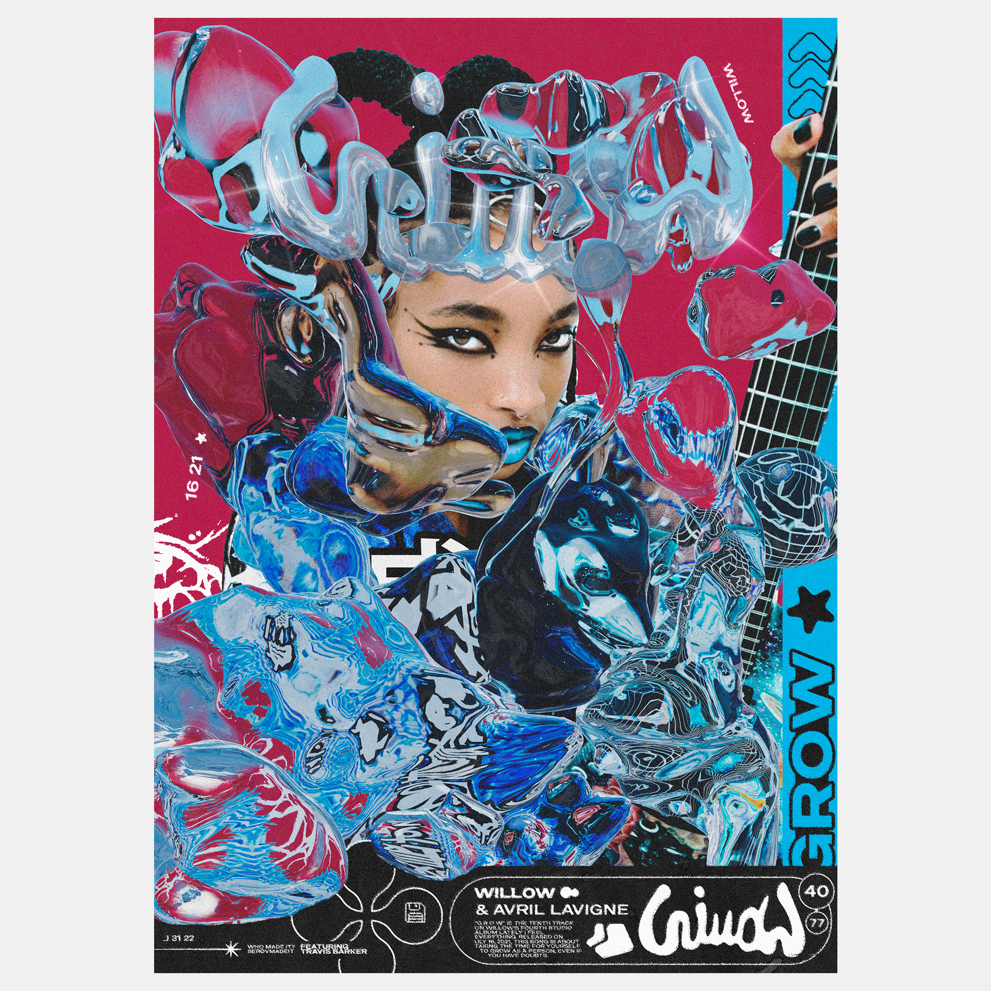 Willow poster design — Изображение №1 — Брендинг, Графика, 3D на Dprofile