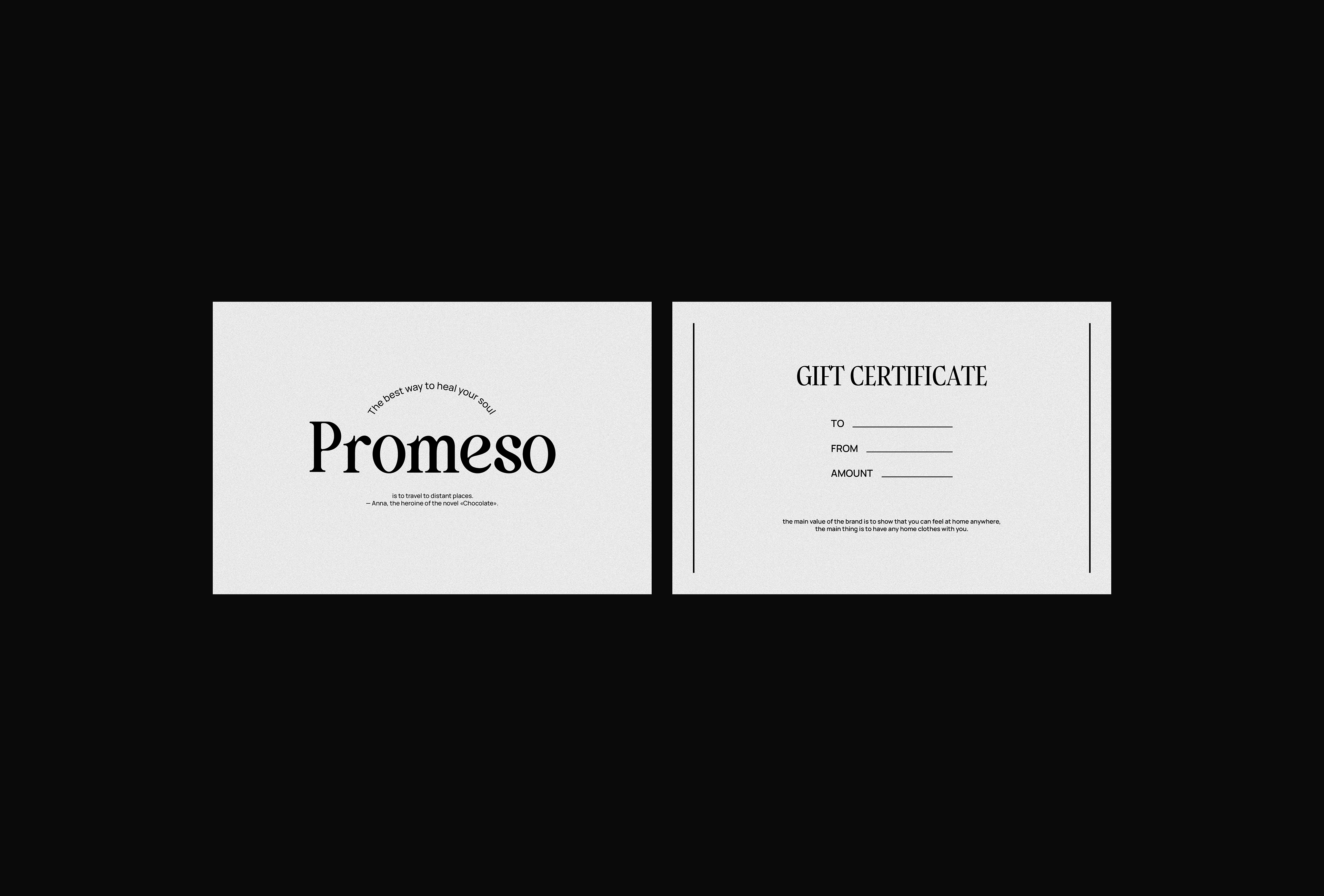 Promeso | бренд домашней одежды — Изображение №3 — Брендинг на Dprofile