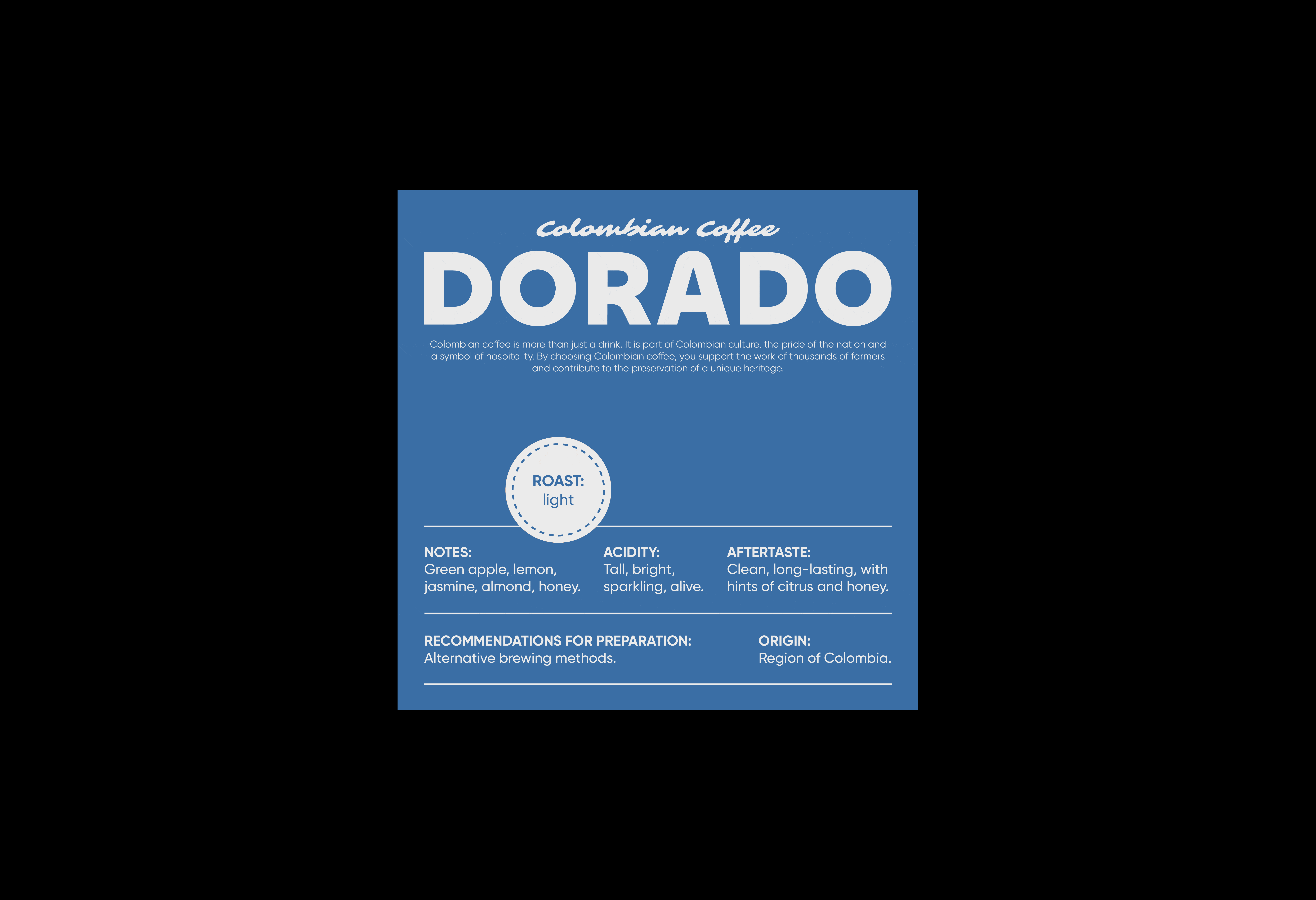 Dorado | айдентика для кофе — Изображение №7 — Брендинг на Dprofile