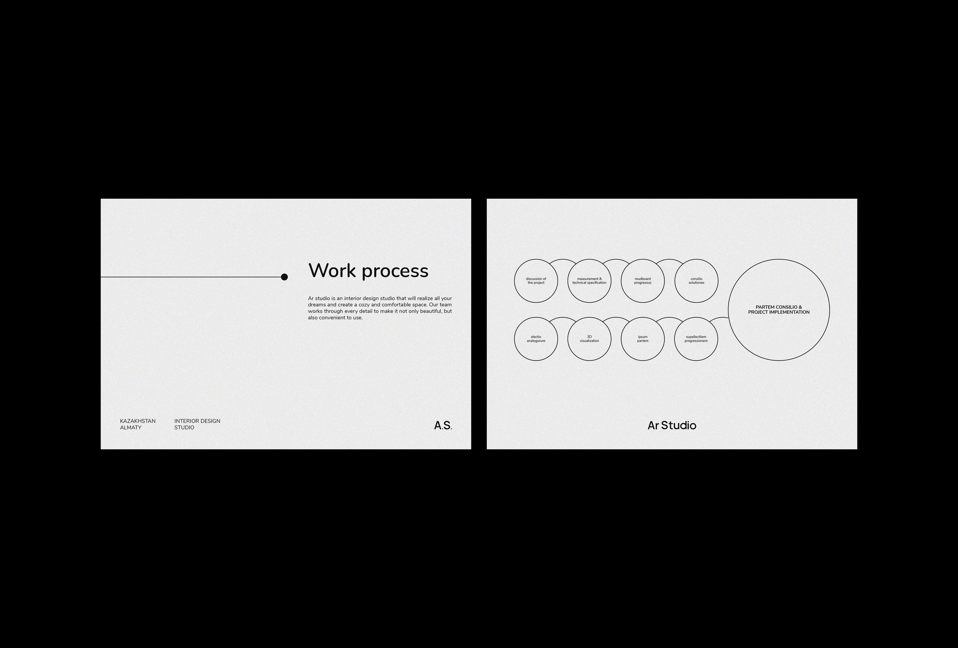 Ar Studio │ айдентика для студии дизайна интерьера — Изображение №10 — Брендинг, Графика на Dprofile