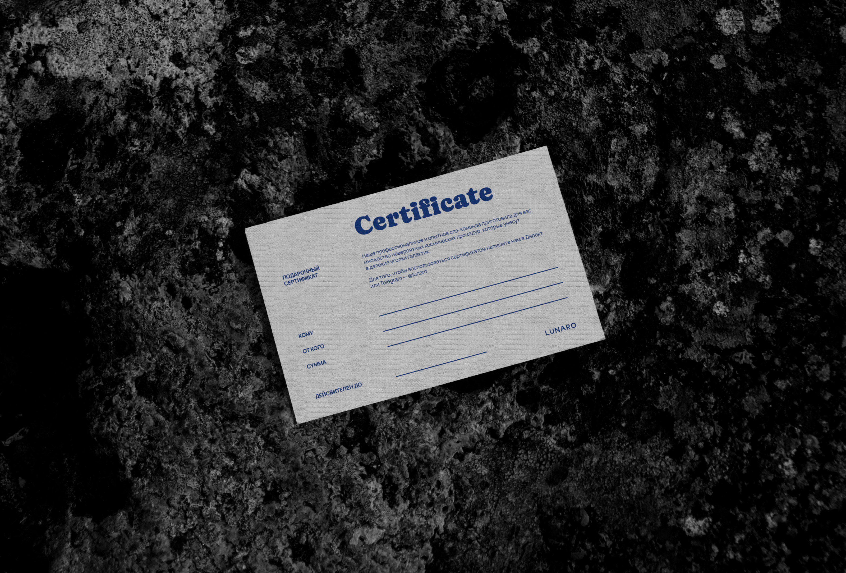 Lunaro | айдентика для спа-салона — Изображение №9 — Брендинг, Графика на Dprofile