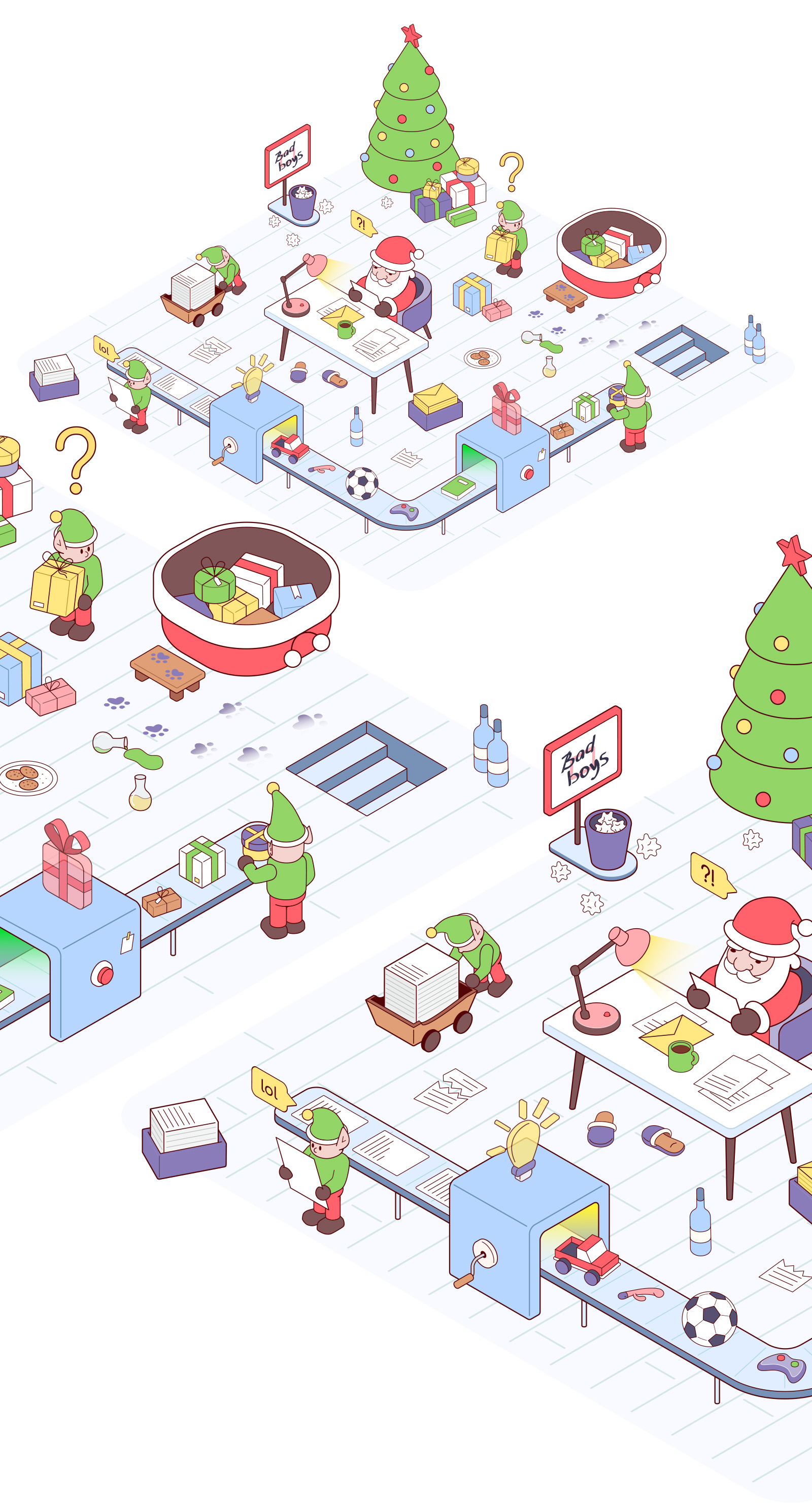 Have you been a bad boy? (Santa's workshop) — Изображение №2 — Иллюстрация на Dprofile